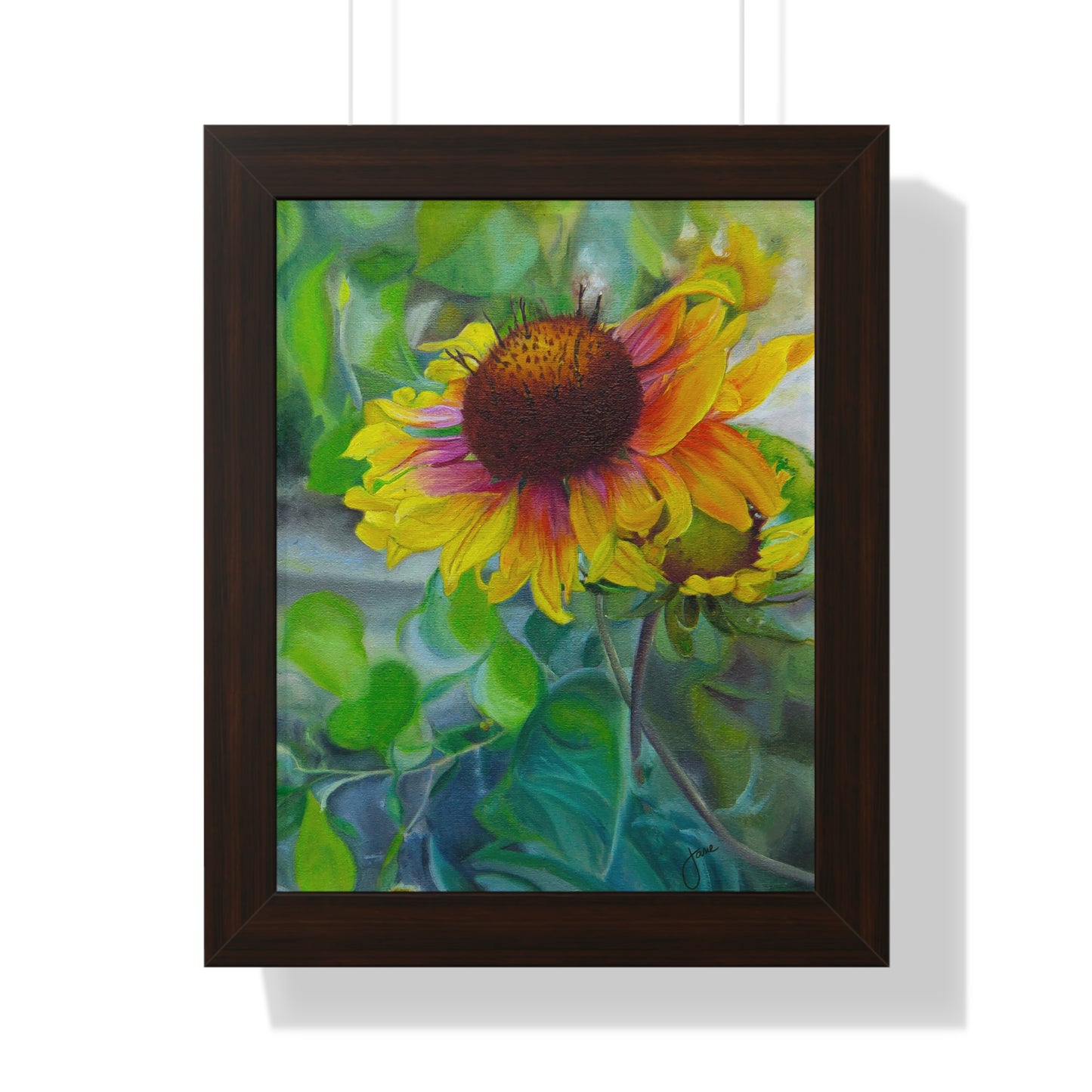 Indian Blanket Flower by Jane Autry, Framed Matte Paper Print