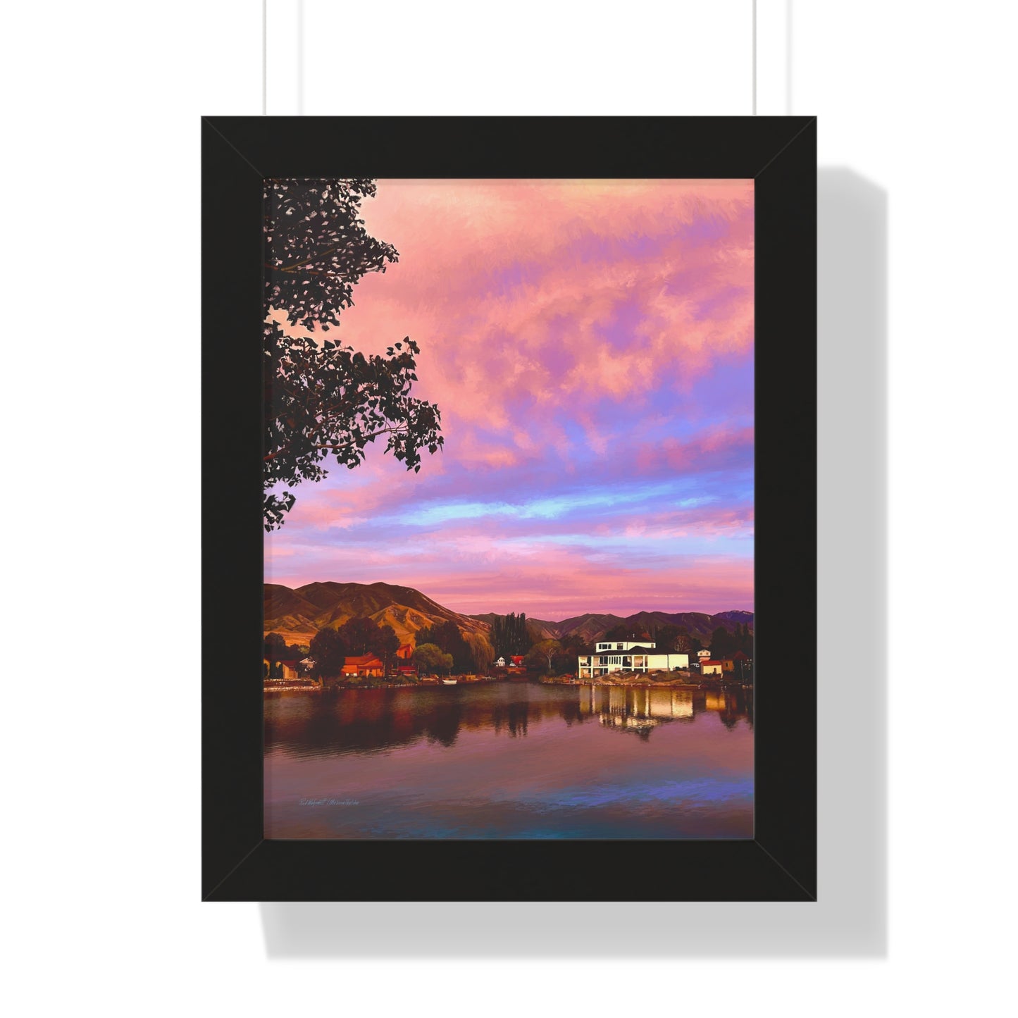 Melissa's Sunset by Rod Walgamott, Framed Matte Print