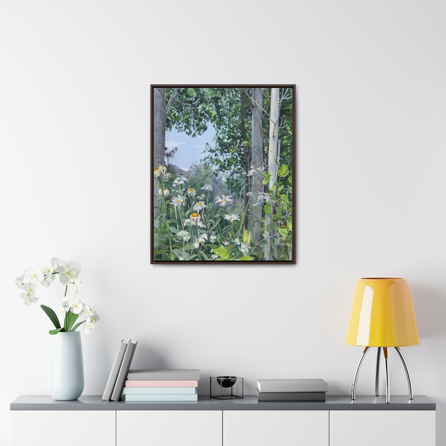 Quakies and Daisies by Jane Autry, Canvas Gallery Wrap