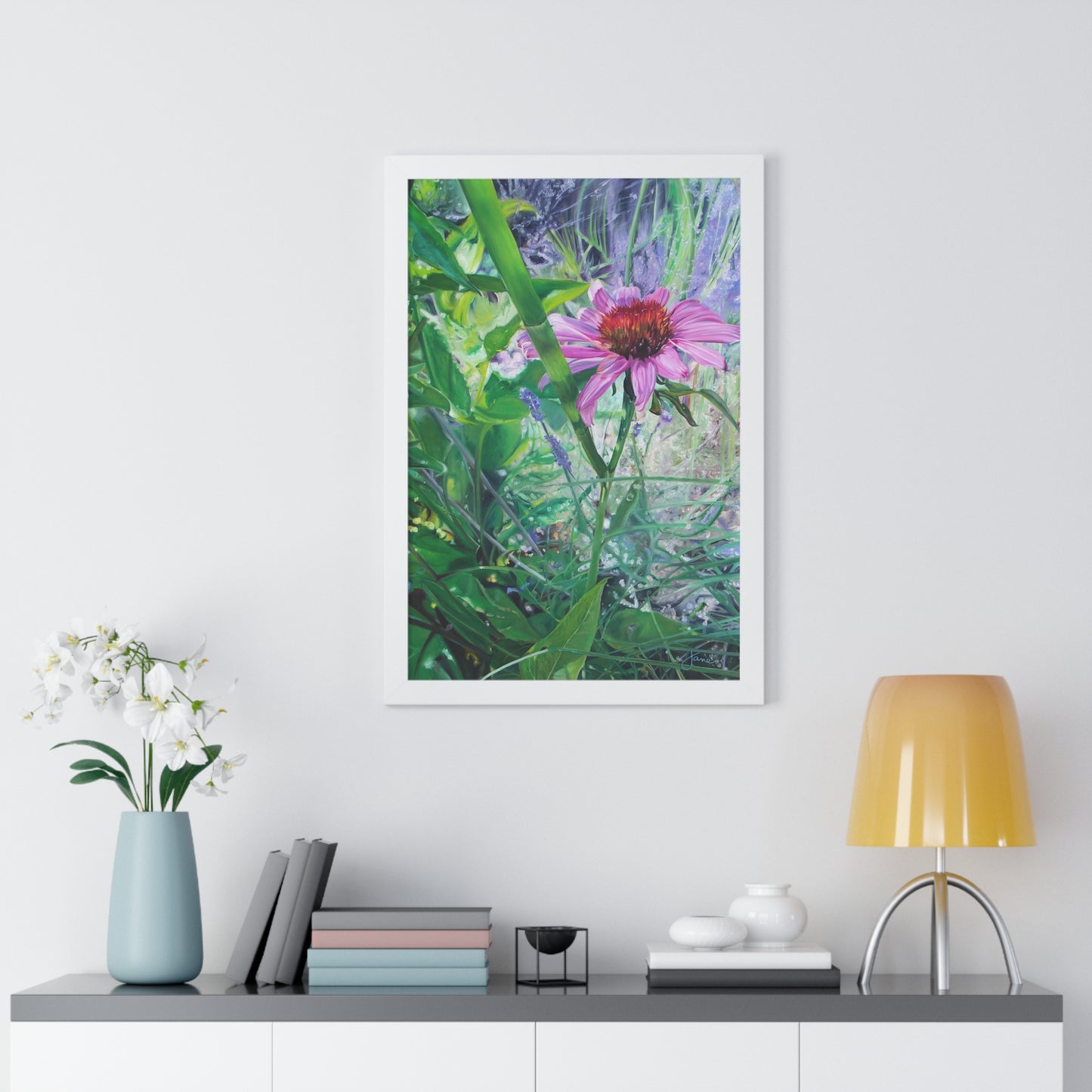 Garden Party by Jane Autry, Framed Matte Paper Print