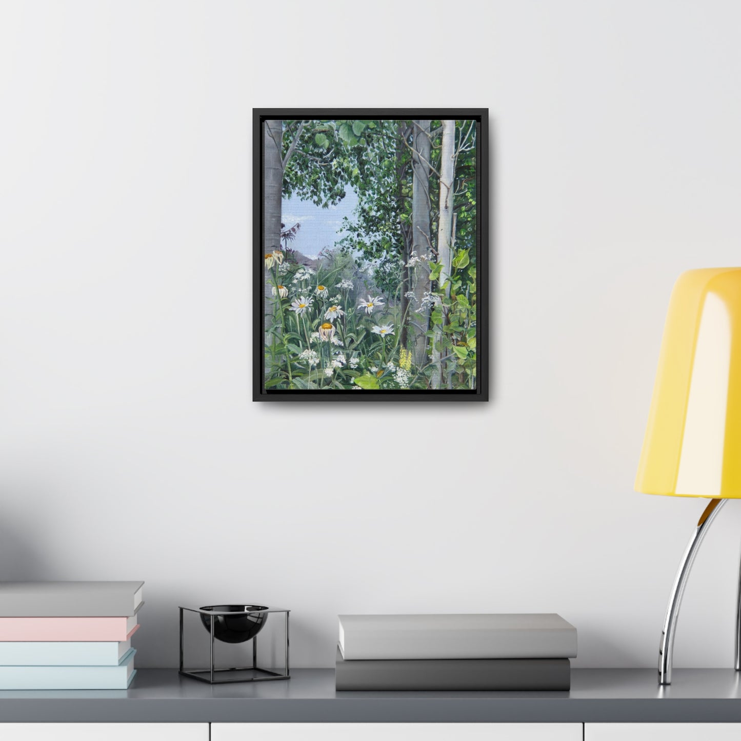 Quakies and Daisies by Jane Autry, Canvas Gallery Wrap