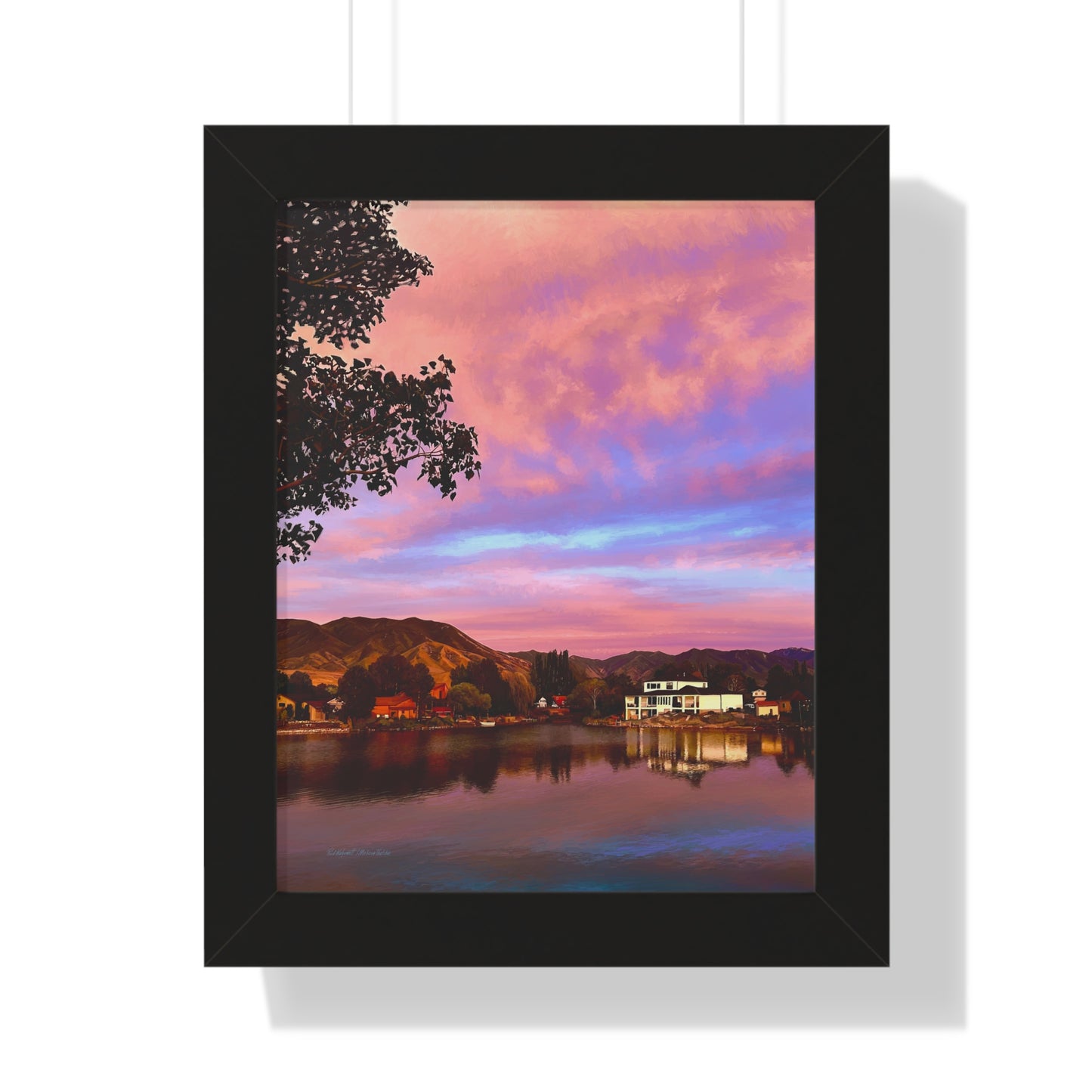 Melissa's Sunset by Rod Walgamott, Framed Matte Print