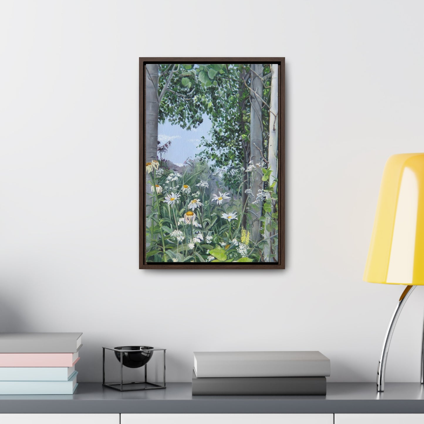 Quakies and Daisies by Jane Autry, Canvas Gallery Wrap