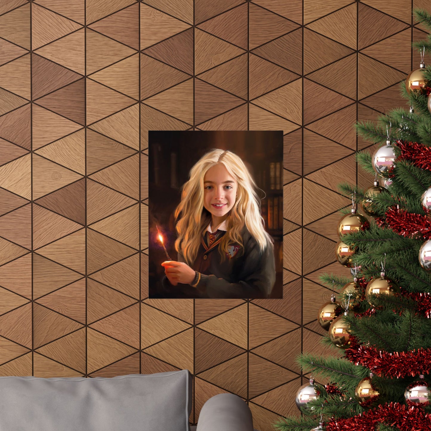 Premium Matte Print, "Willa Mae Walgamott at Hogwarts, by Chaz Walgamott