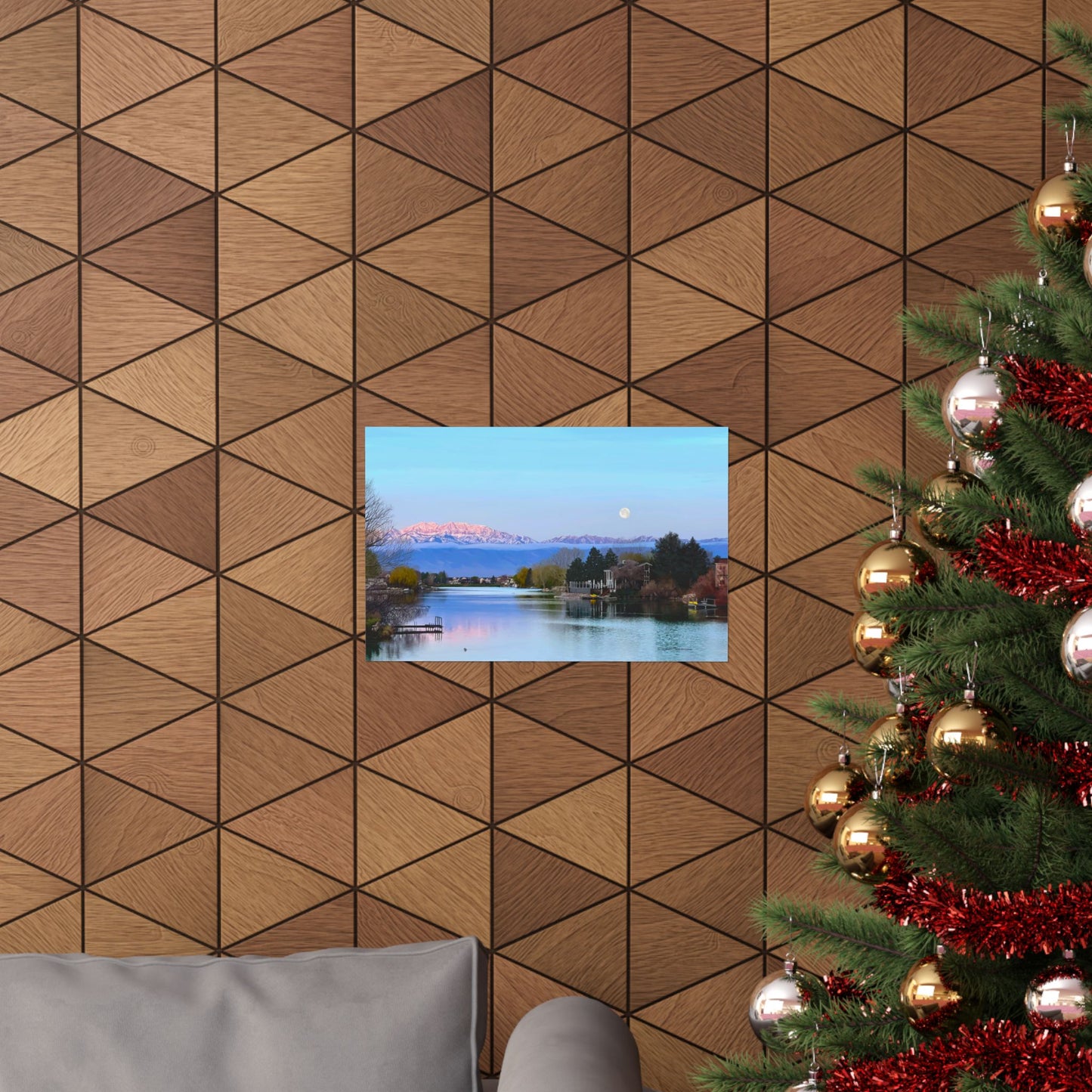 Premium Matte Print-Stansbury Lake Sunrise by Rod Walgamott, Reference photo by Nick Theilemann