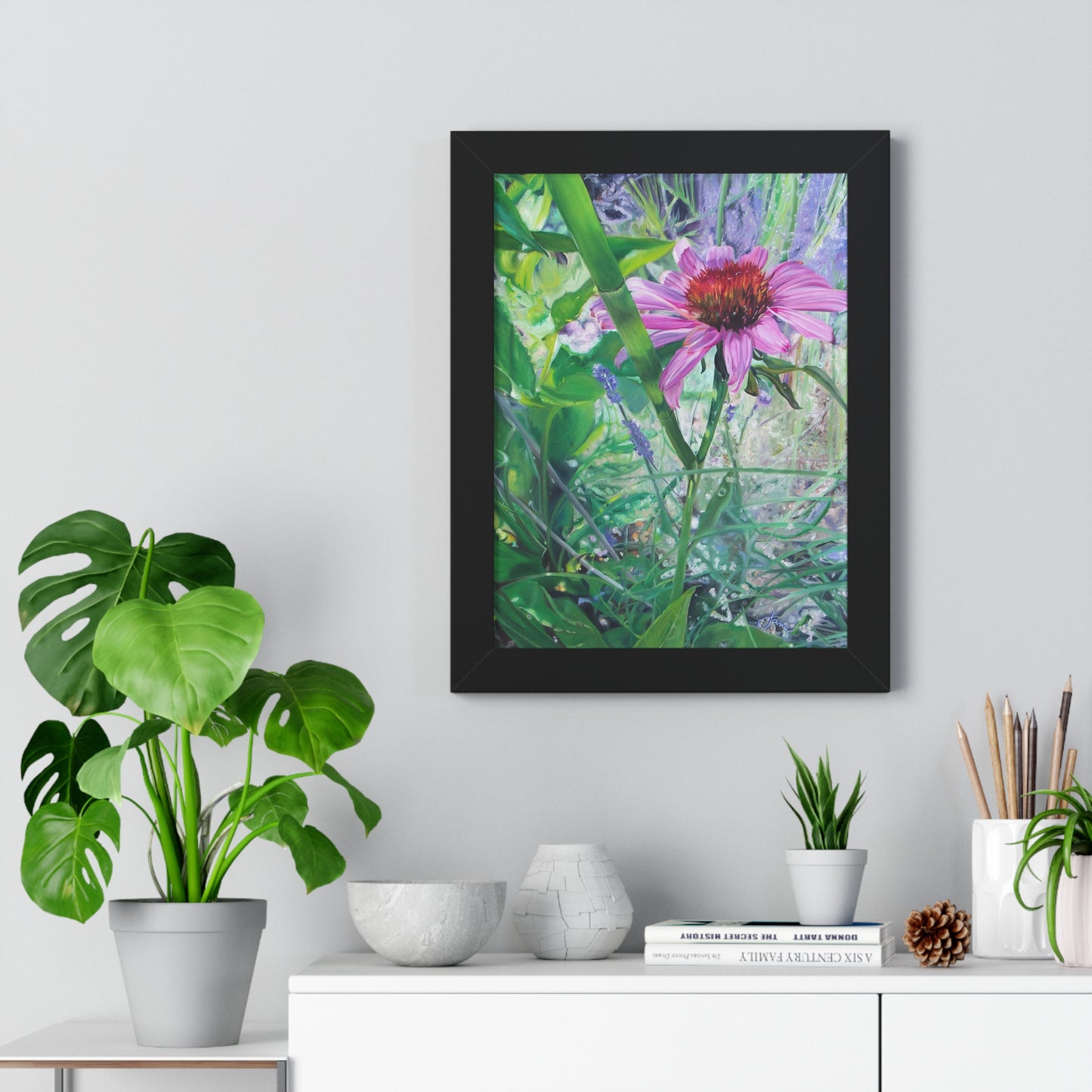 Garden Party by Jane Autry, Framed Matte Paper Print