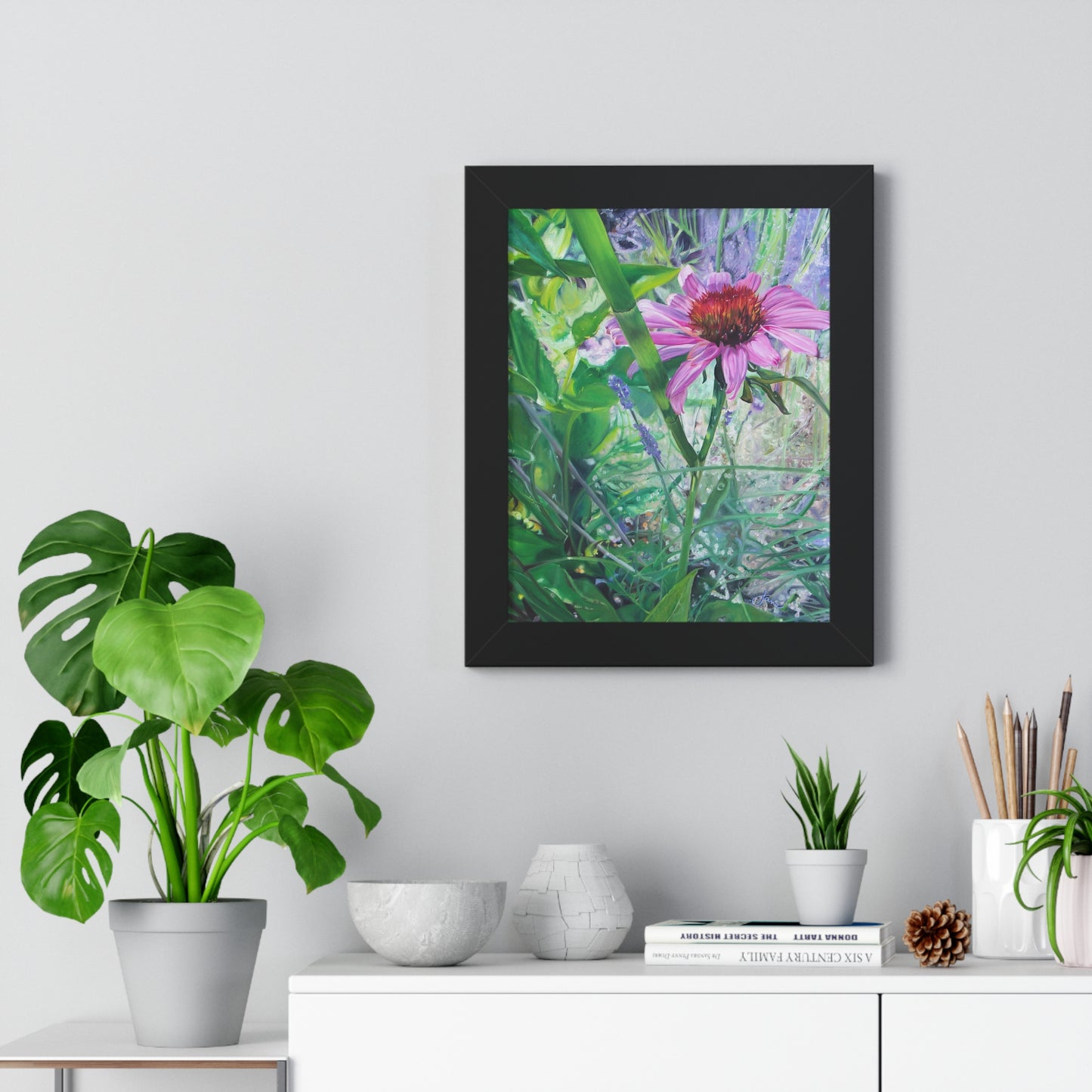 Garden Party by Jane Autry, Framed Matte Paper Print