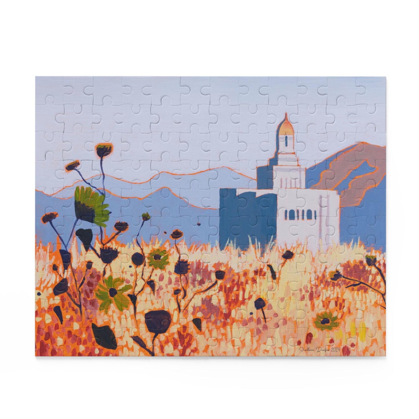 Puzzle, Deseret Peak Temple by Shellece Durfee (120, 252, 500-Piece)