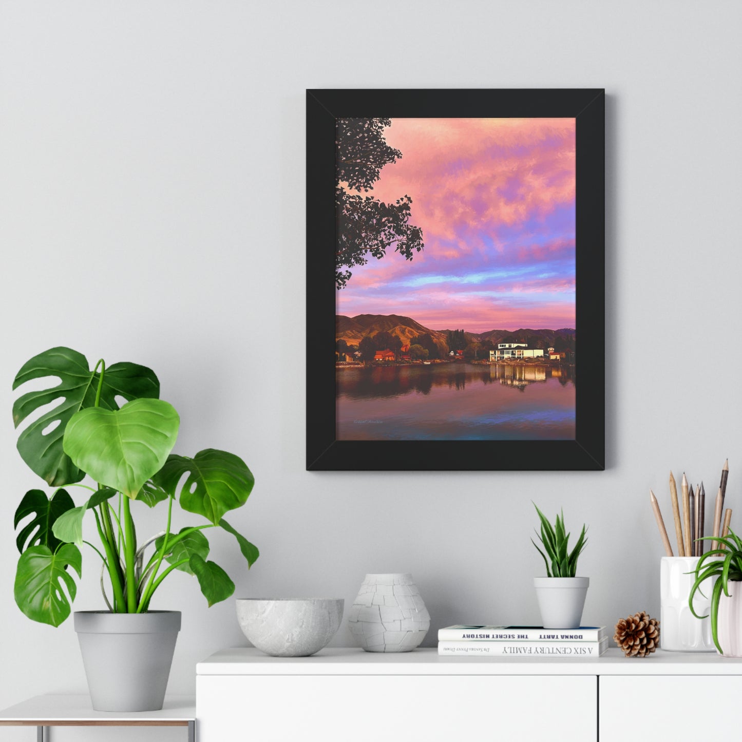 Melissa's Sunset by Rod Walgamott, Framed Matte Print
