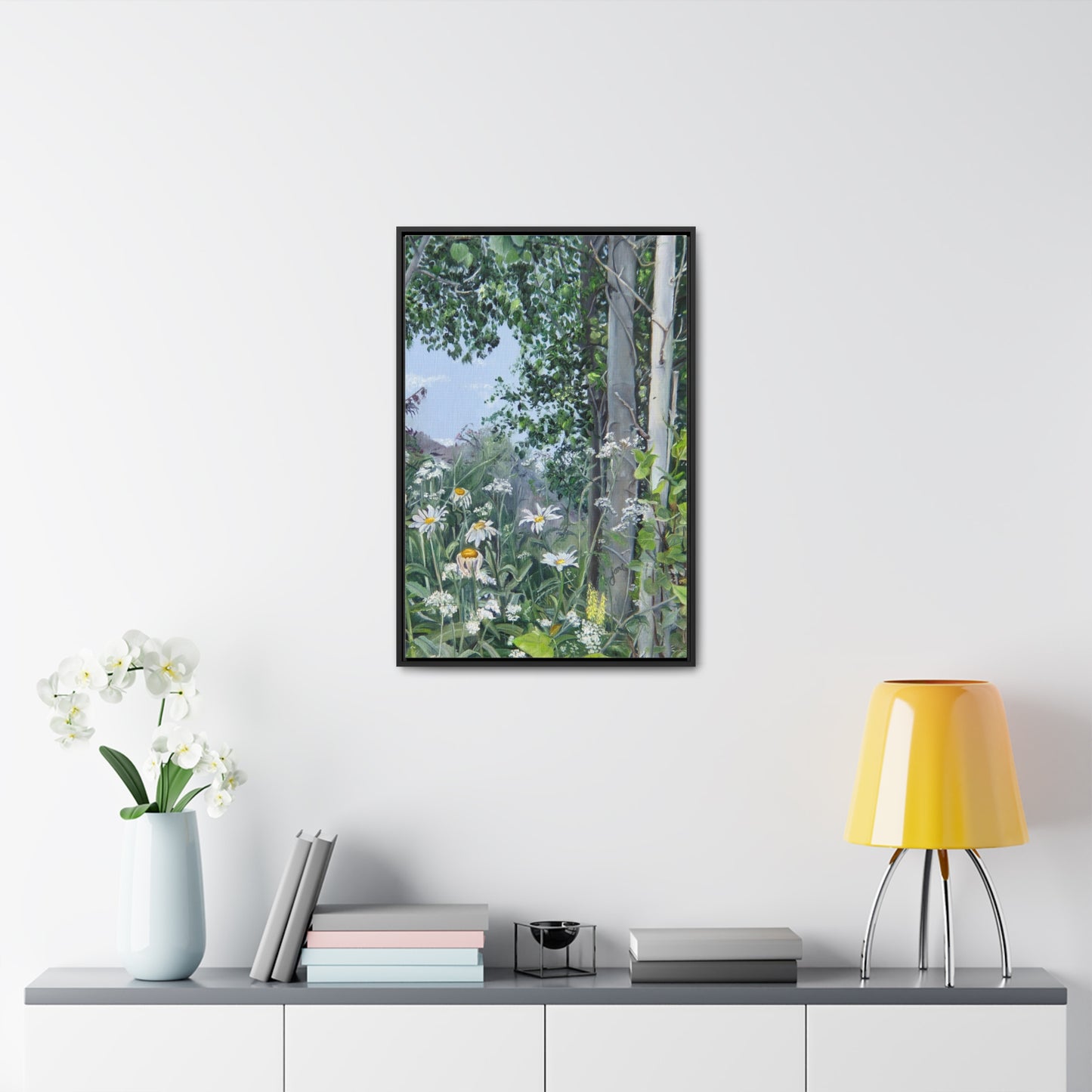 Quakies and Daisies by Jane Autry, Canvas Gallery Wrap