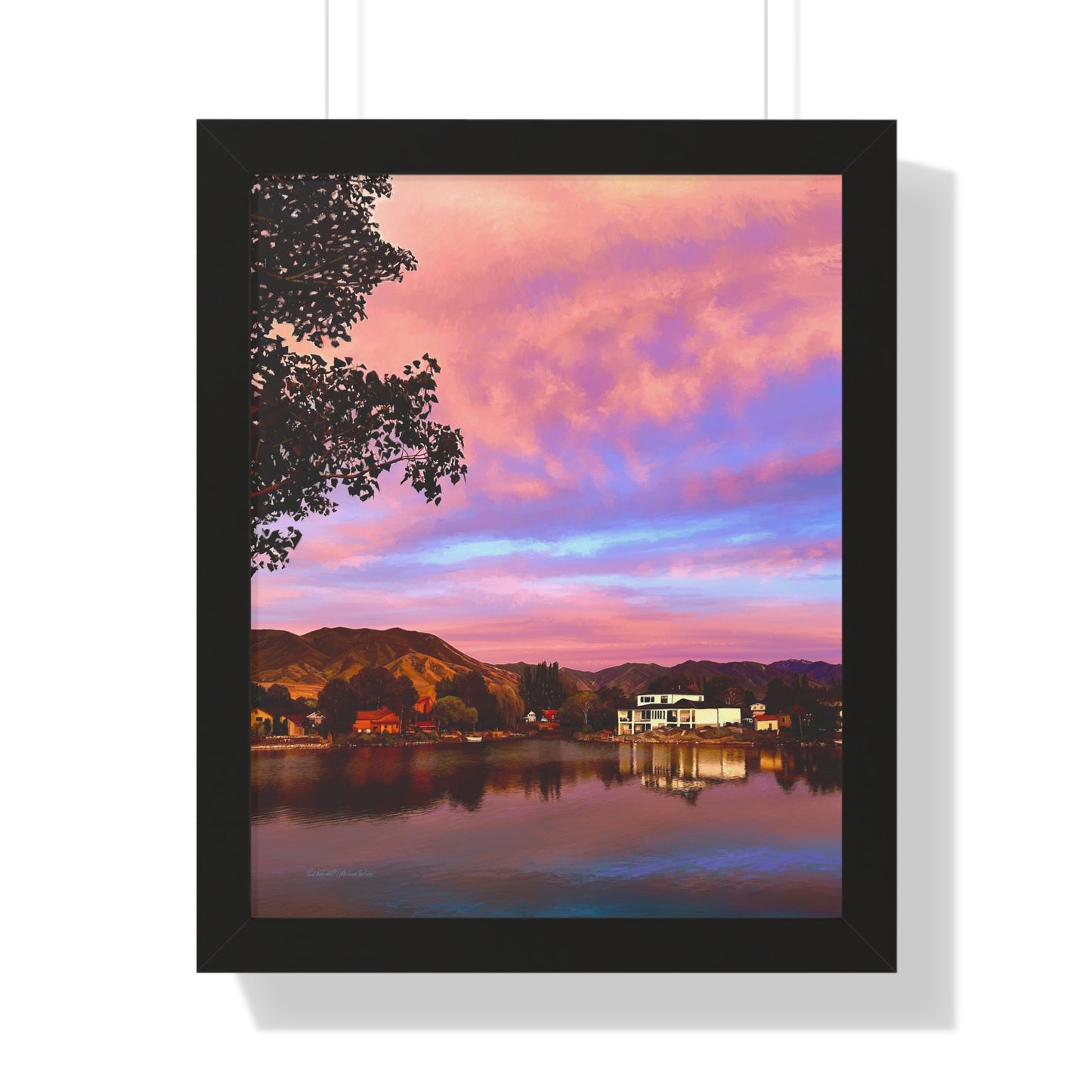 Melissa's Sunset by Rod Walgamott, Framed Matte Print