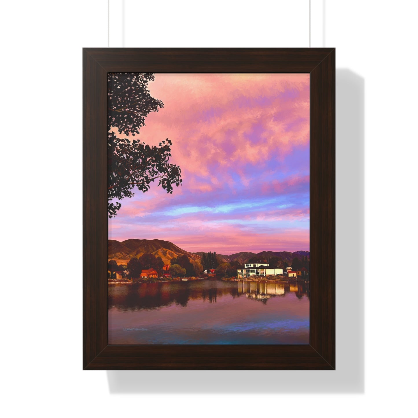 Melissa's Sunset by Rod Walgamott, Framed Matte Print