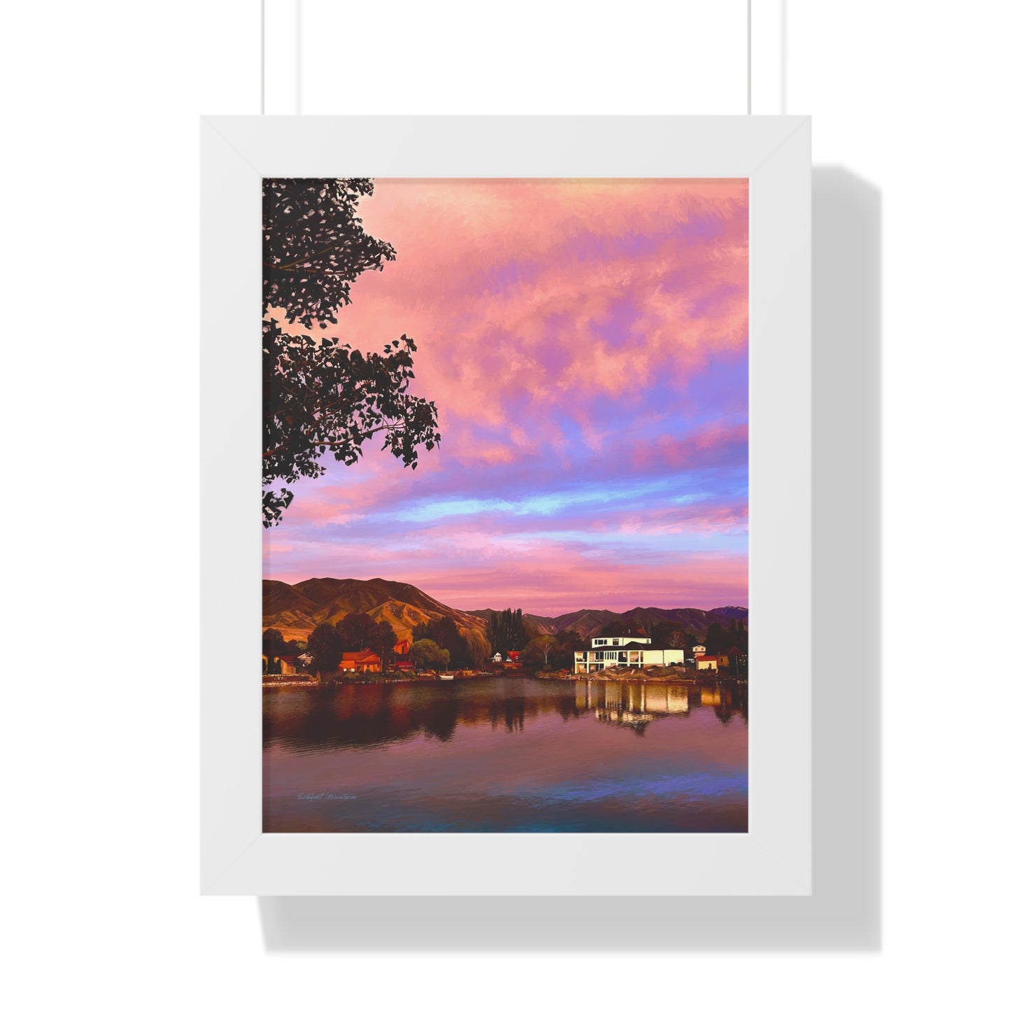 Melissa's Sunset by Rod Walgamott, Framed Matte Print