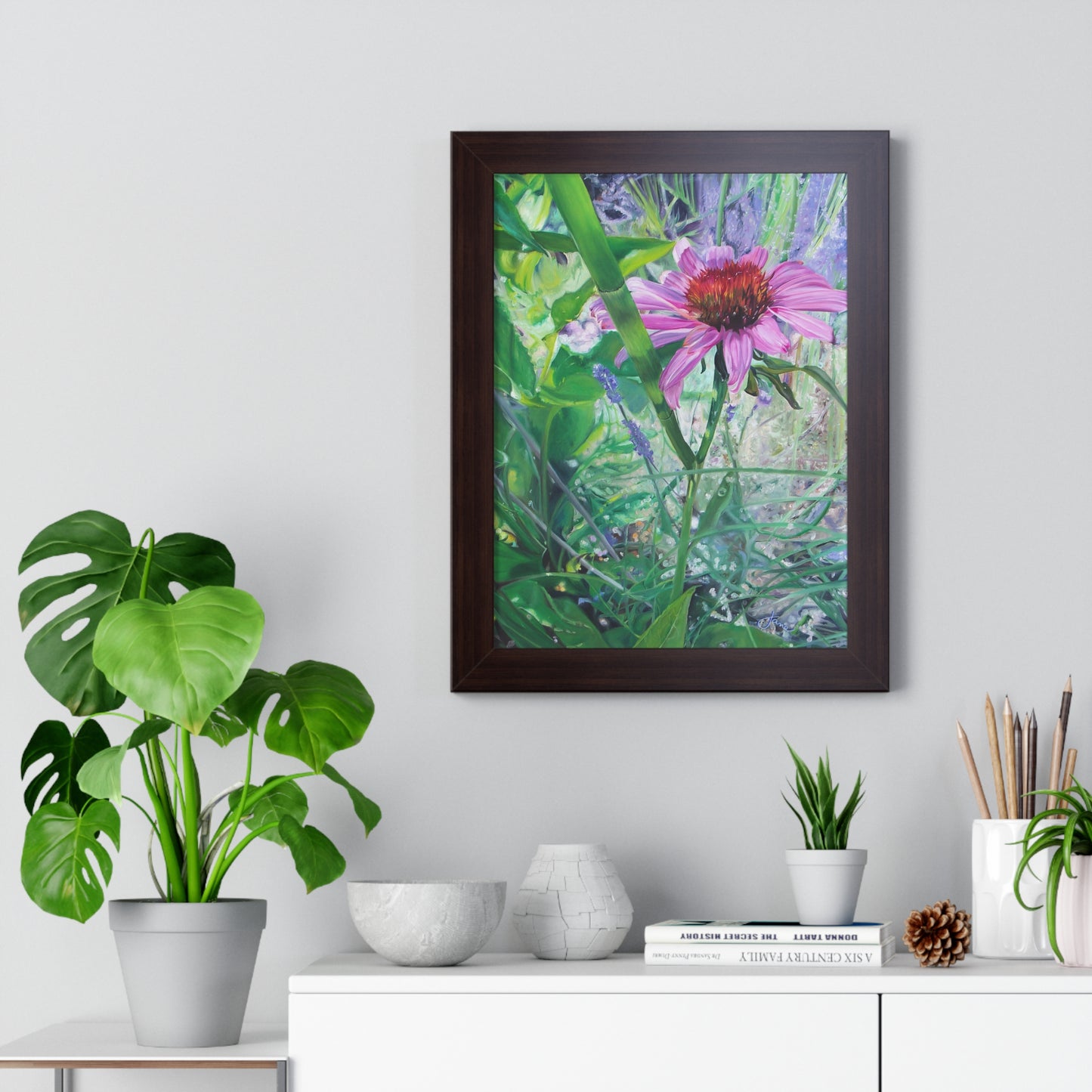 Garden Party by Jane Autry, Framed Matte Paper Print