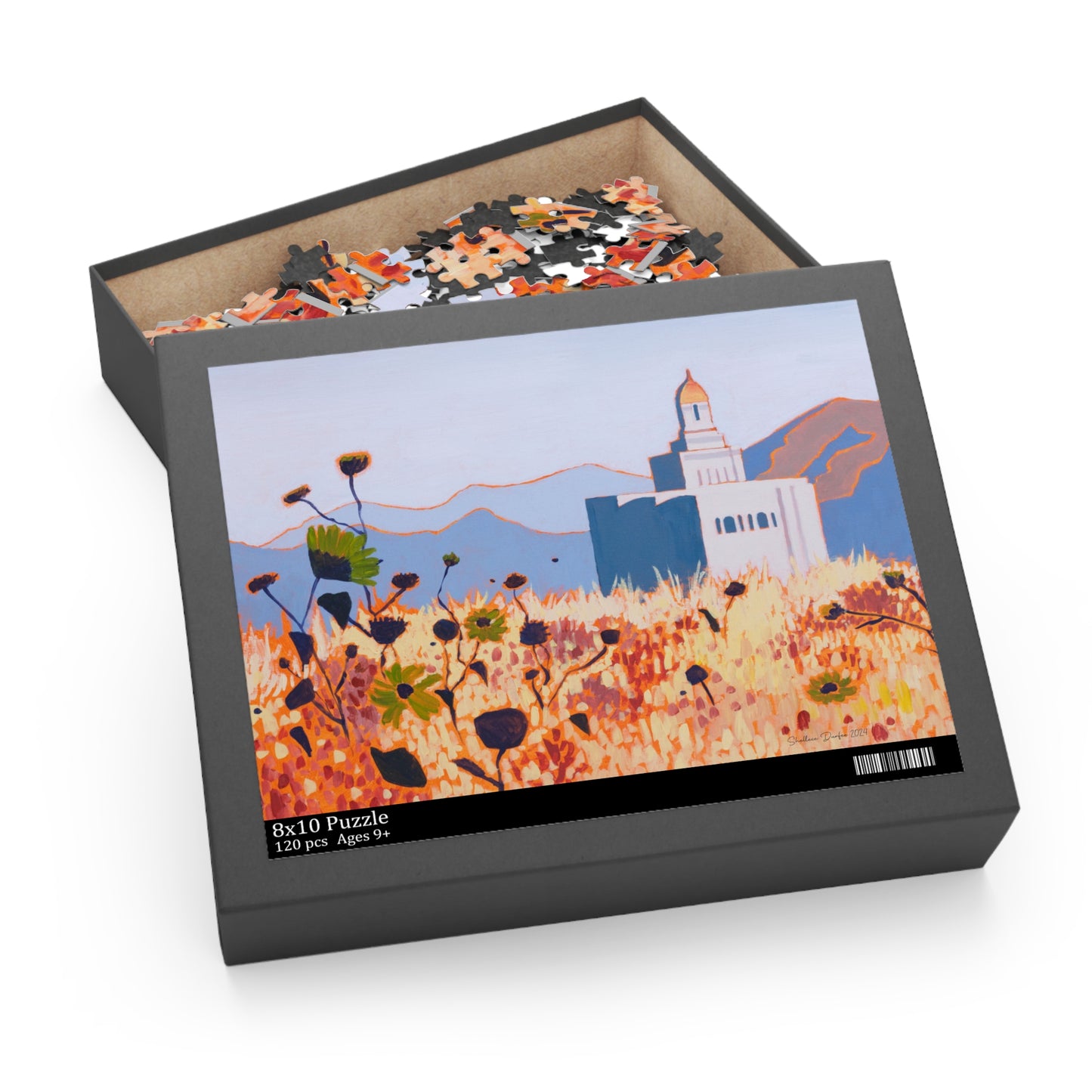 Puzzle, Deseret Peak Temple by Shellece Durfee (120, 252, 500-Piece)