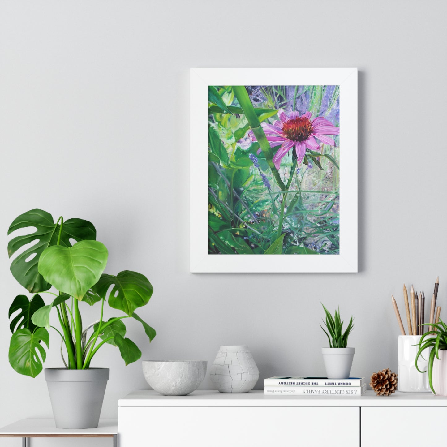 Garden Party by Jane Autry, Framed Matte Paper Print