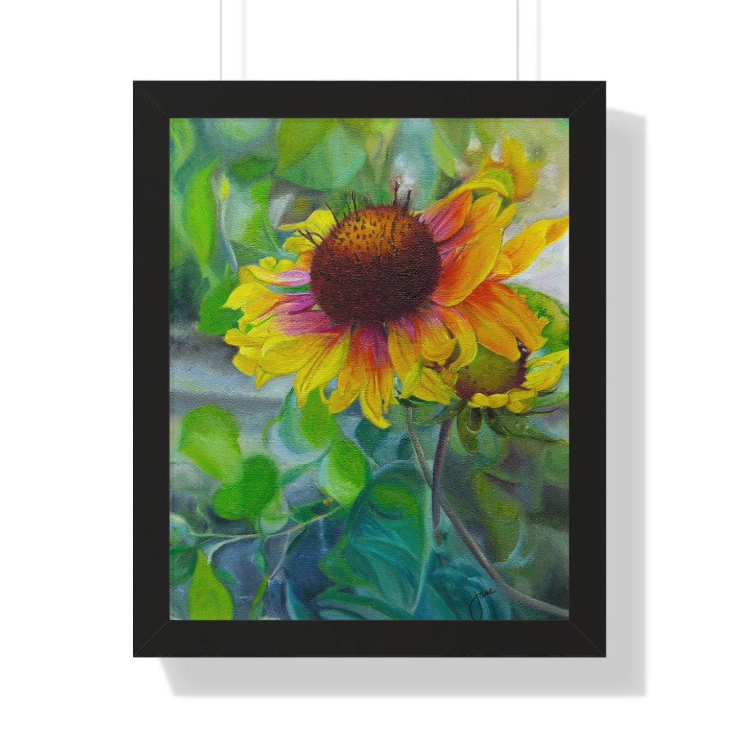 Indian Blanket Flower by Jane Autry, Framed Matte Paper Print