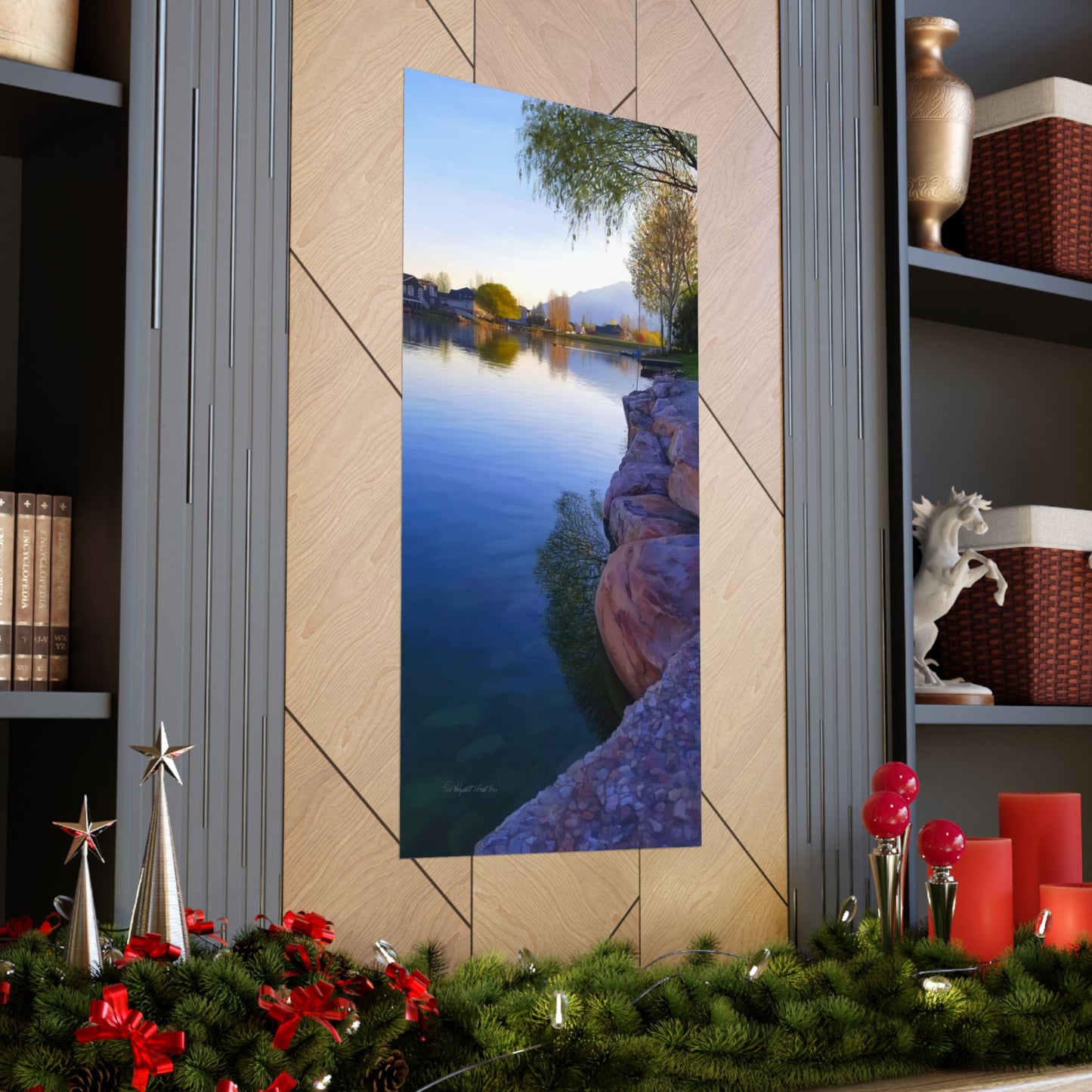 Premium Matte Print, Stansbury Lake Looking North from Grant's Place, by Rod Walgamott