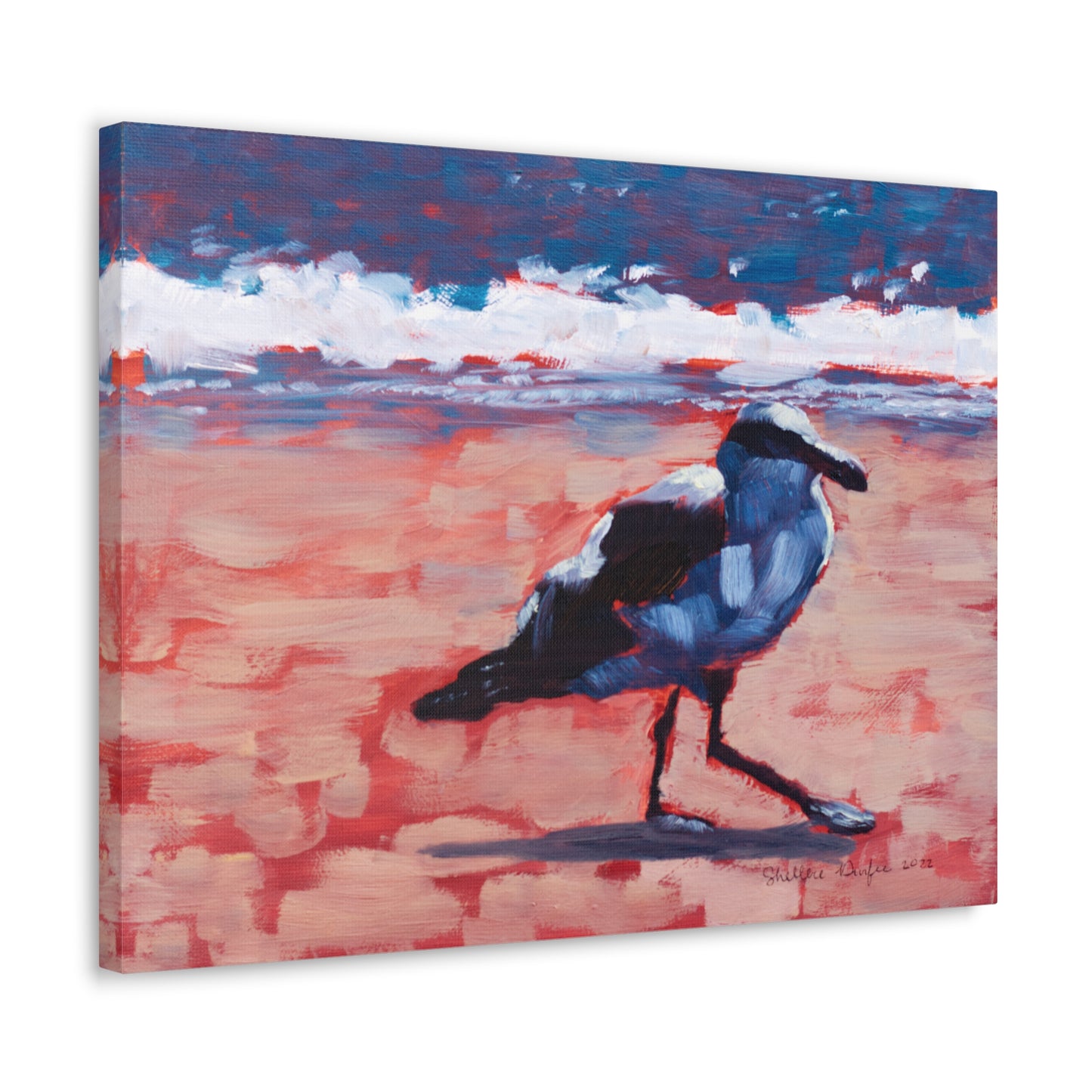 Canvas Gallery Wrap, Seagull, by Shellece Durfee