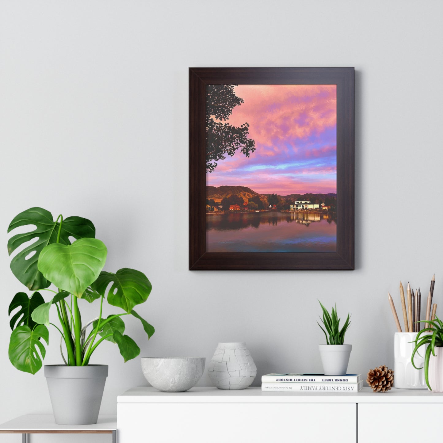Melissa's Sunset by Rod Walgamott, Framed Matte Print