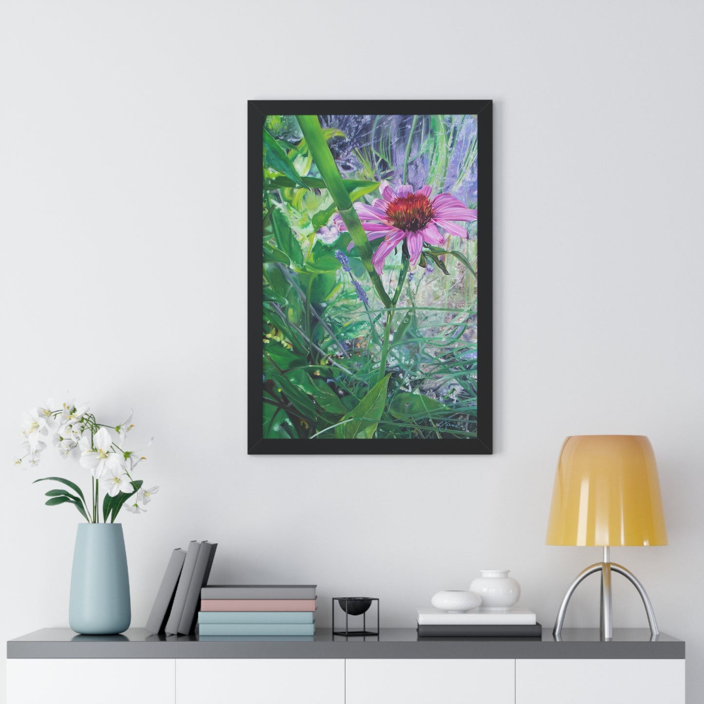 Garden Party by Jane Autry, Framed Matte Paper Print