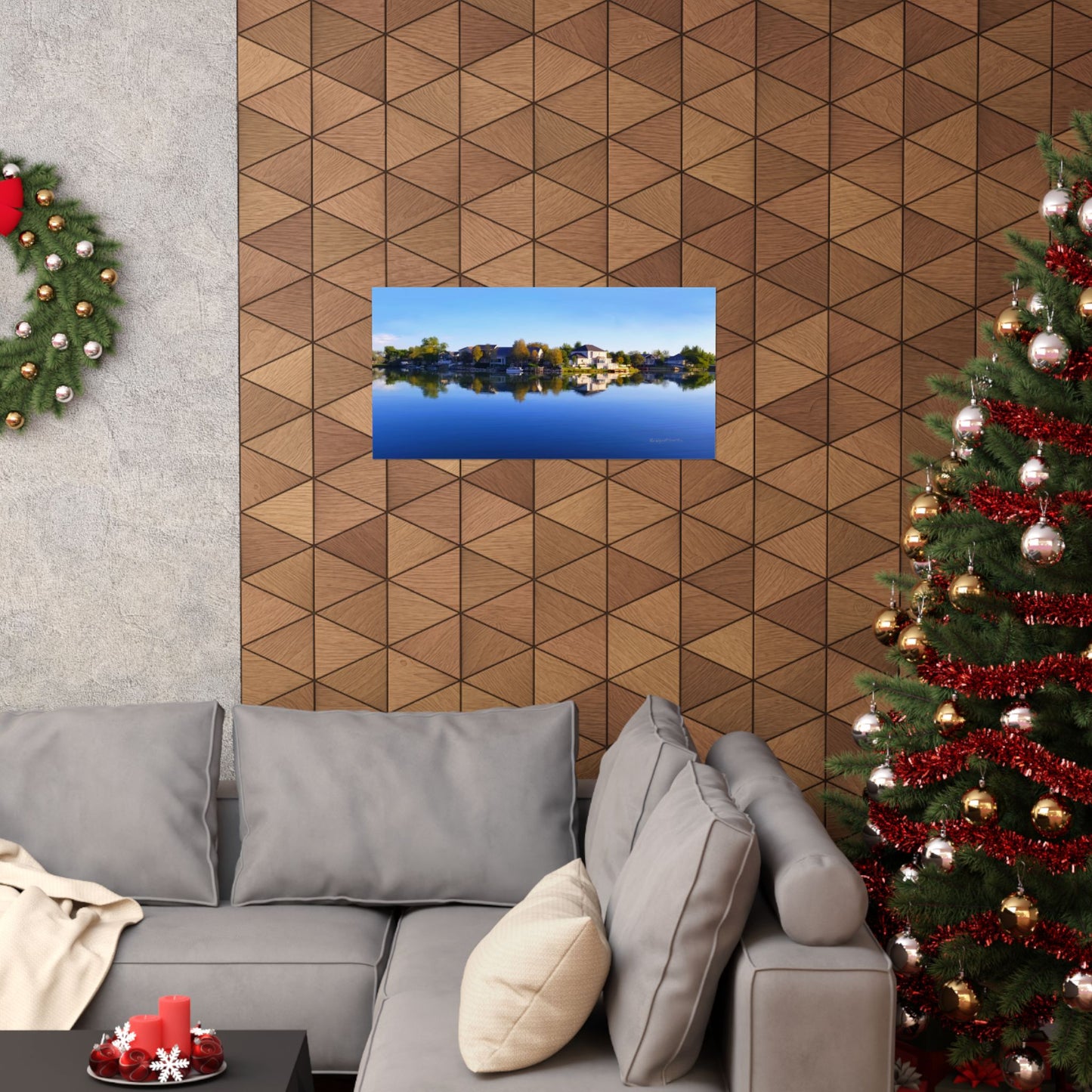 Premium Matte Print--Blue Sky Reflection on Stansbury Lake, by Rod Walgamott