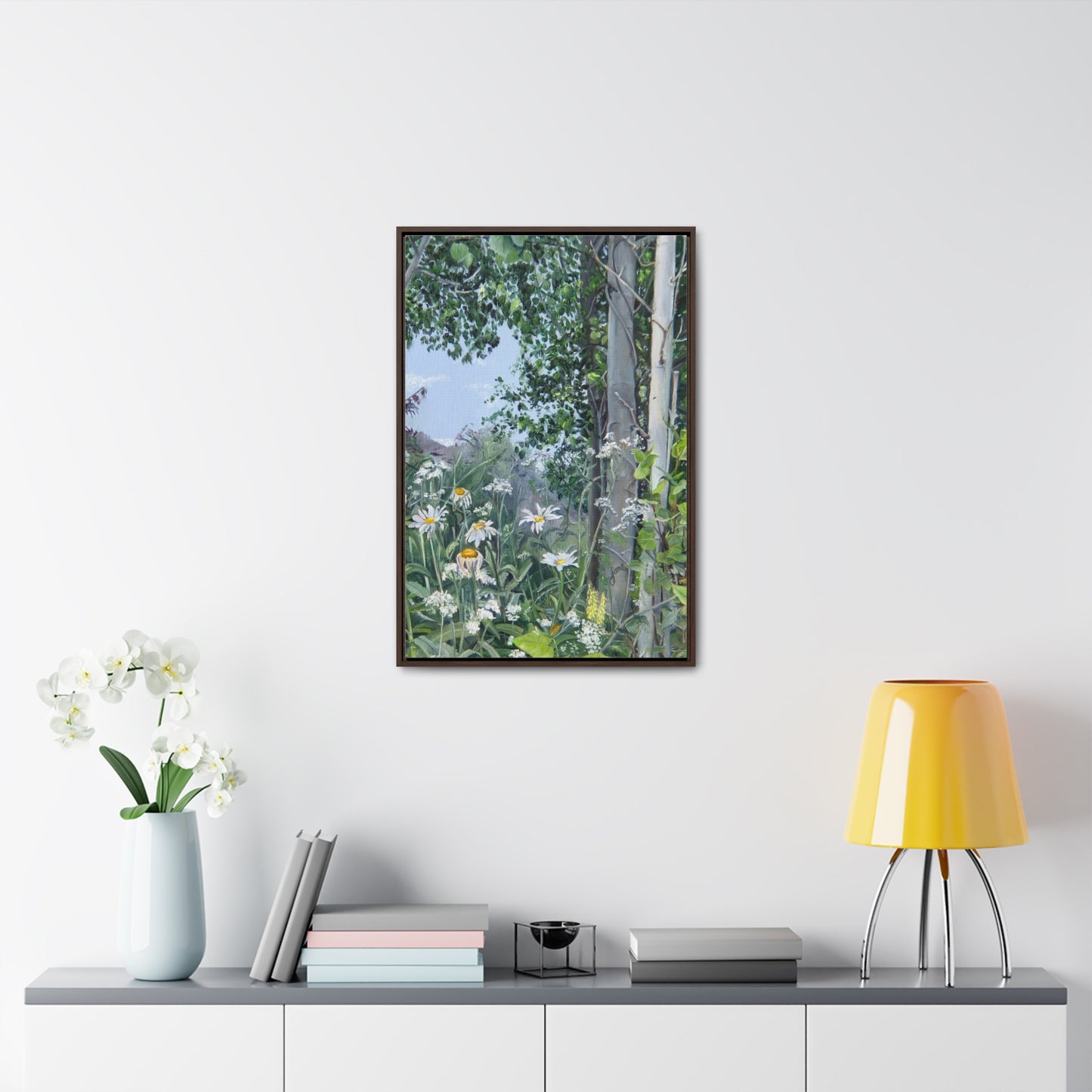 Quakies and Daisies by Jane Autry, Canvas Gallery Wrap