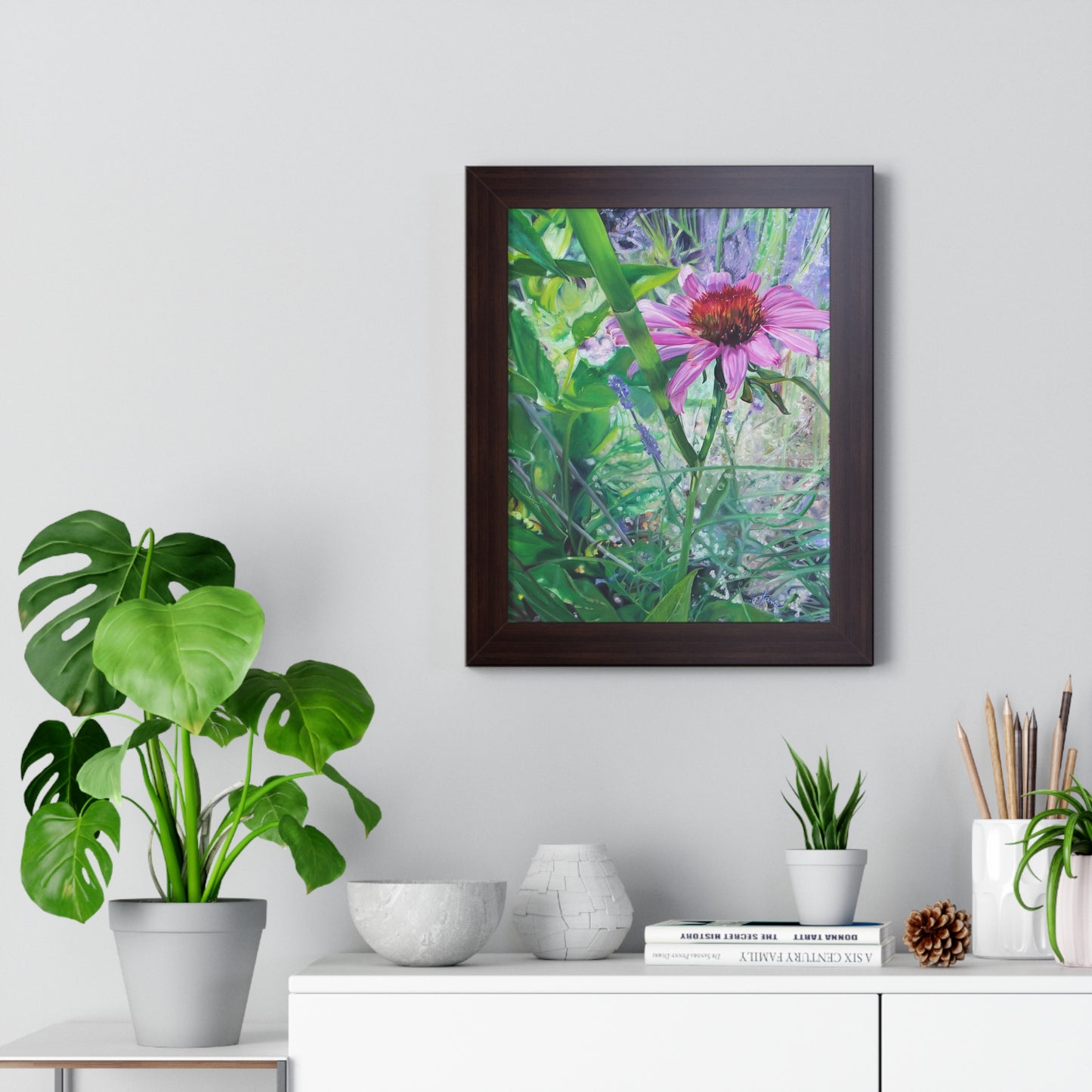 Garden Party by Jane Autry, Framed Matte Paper Print