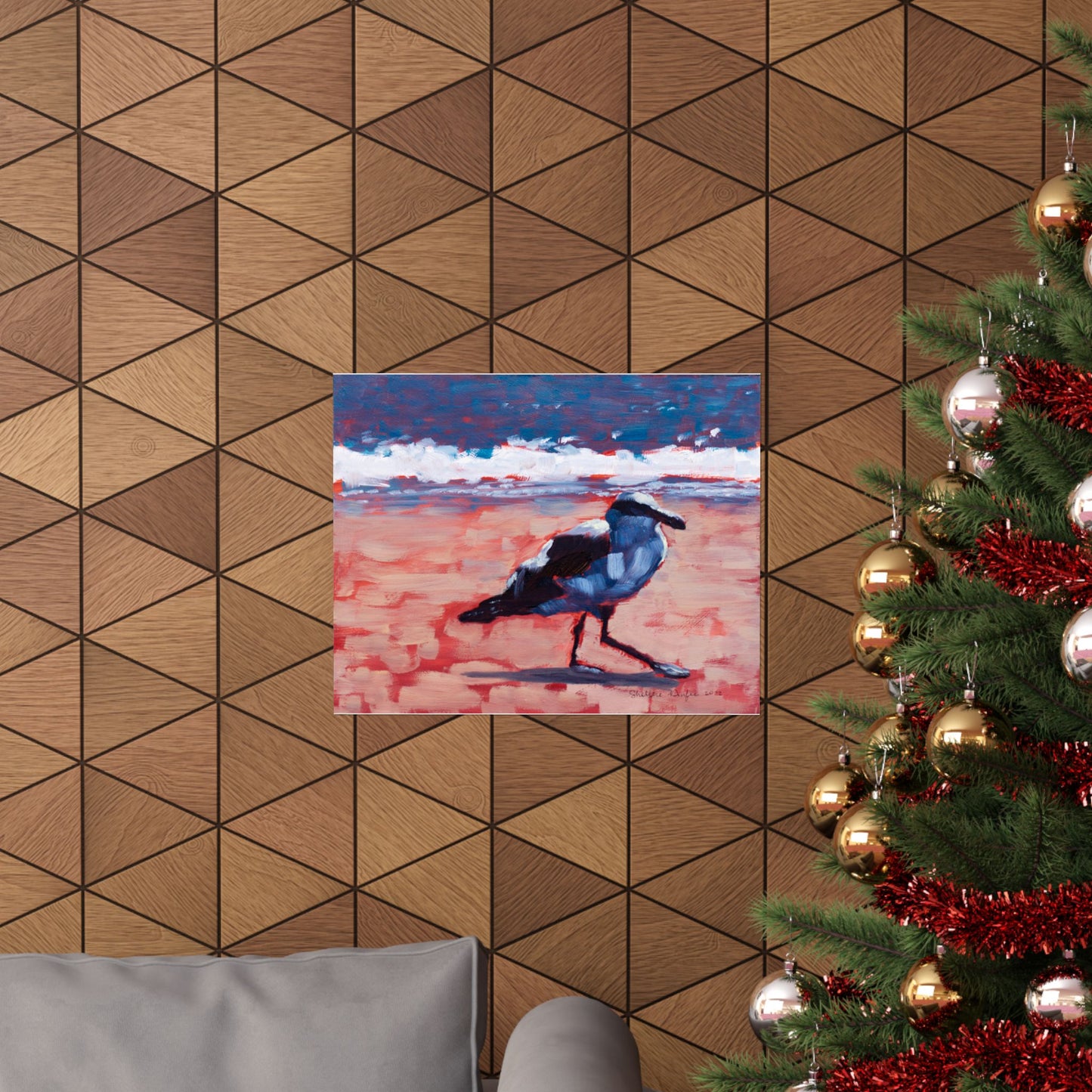 Premium Matte Print, Seagull, by Shellece Durfee