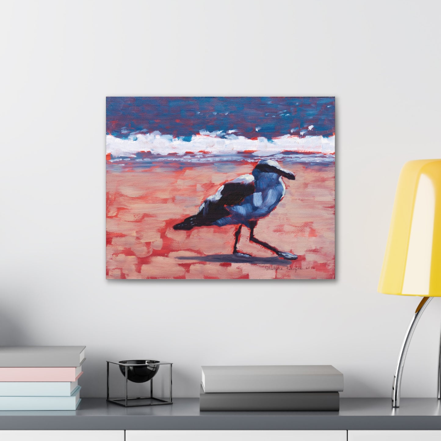 Canvas Gallery Wrap, Seagull, by Shellece Durfee