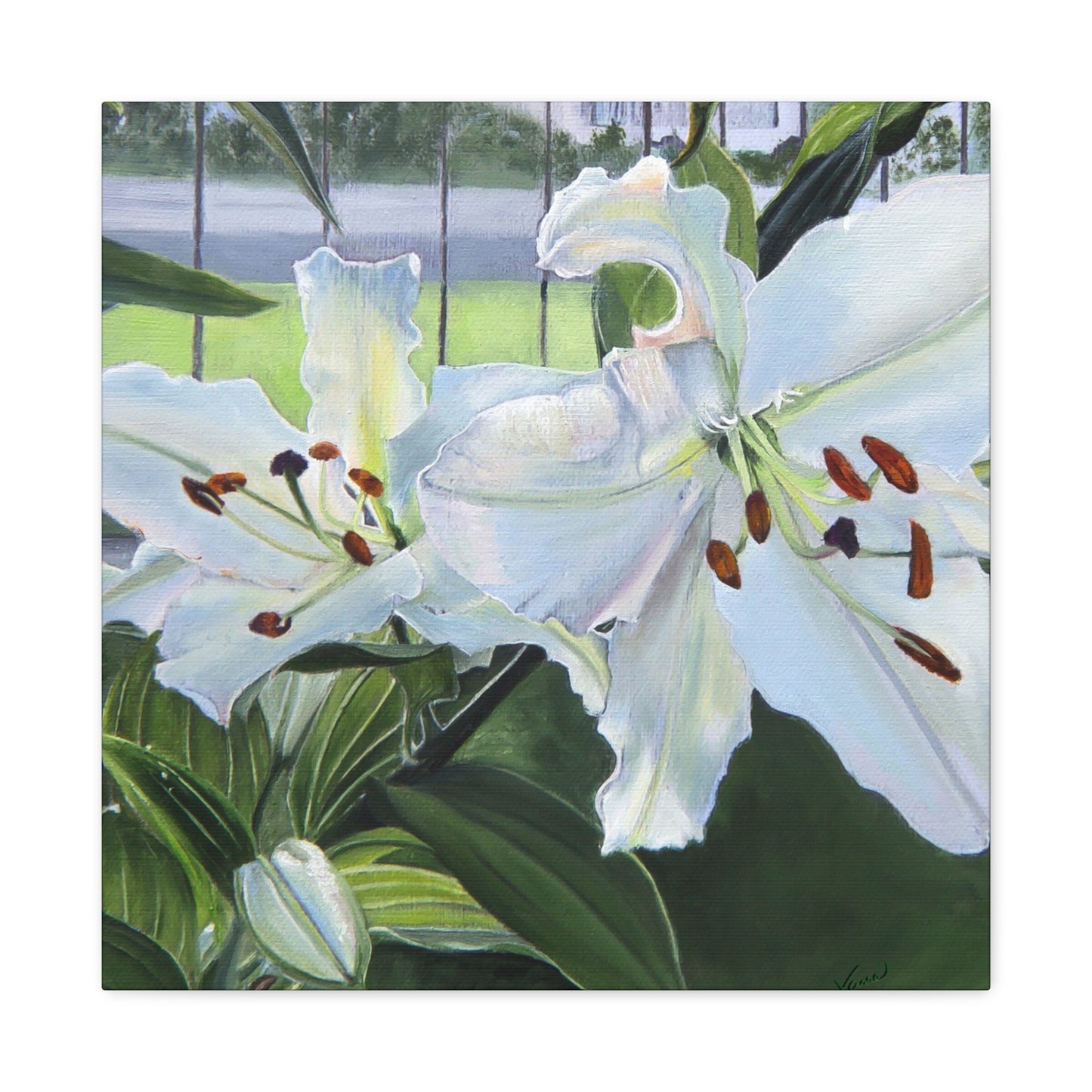 Luscious Lilies, by Jane Autry, Canvas Gallery Wrap