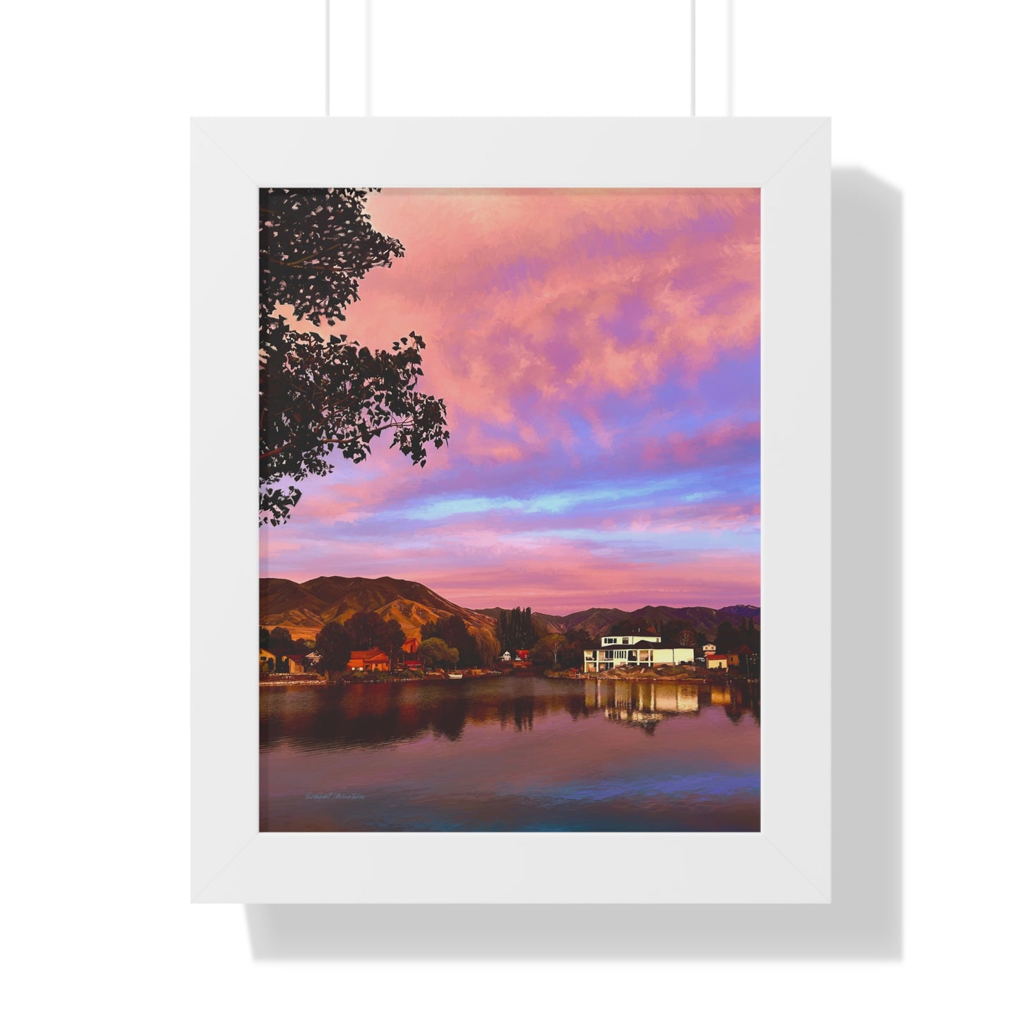 Melissa's Sunset by Rod Walgamott, Framed Matte Print