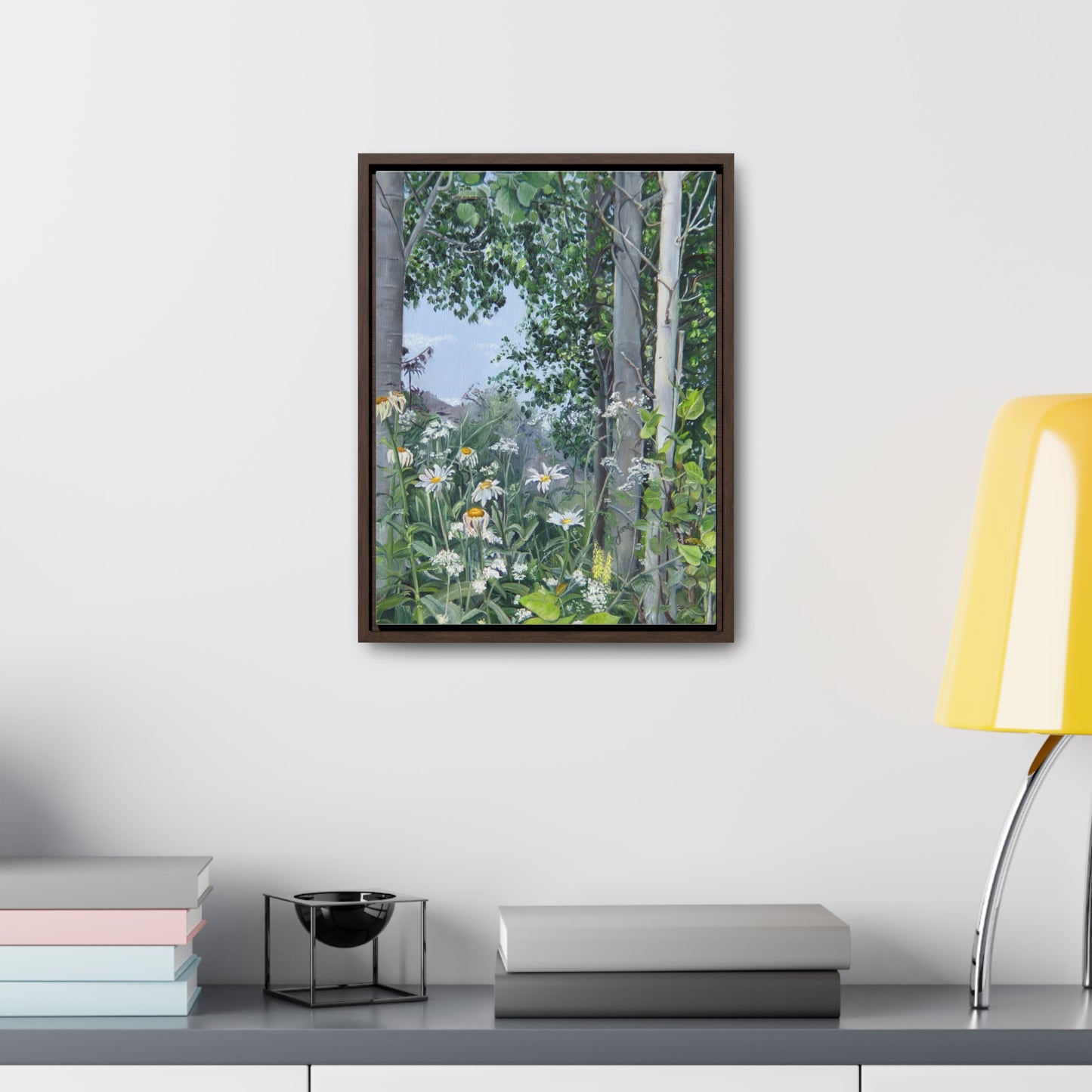 Quakies and Daisies by Jane Autry, Canvas Gallery Wrap