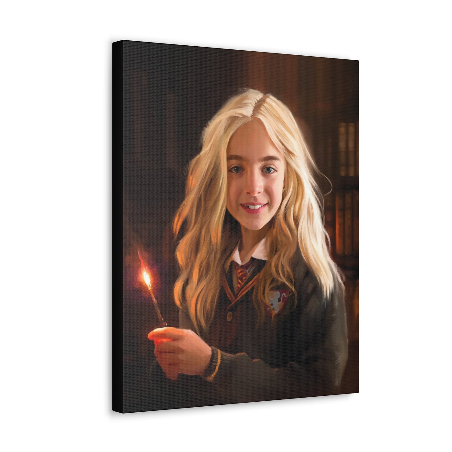Gallery Wrap Canvas, Willa Mae Walgamott at Hogwarts by Chaz Walgamott