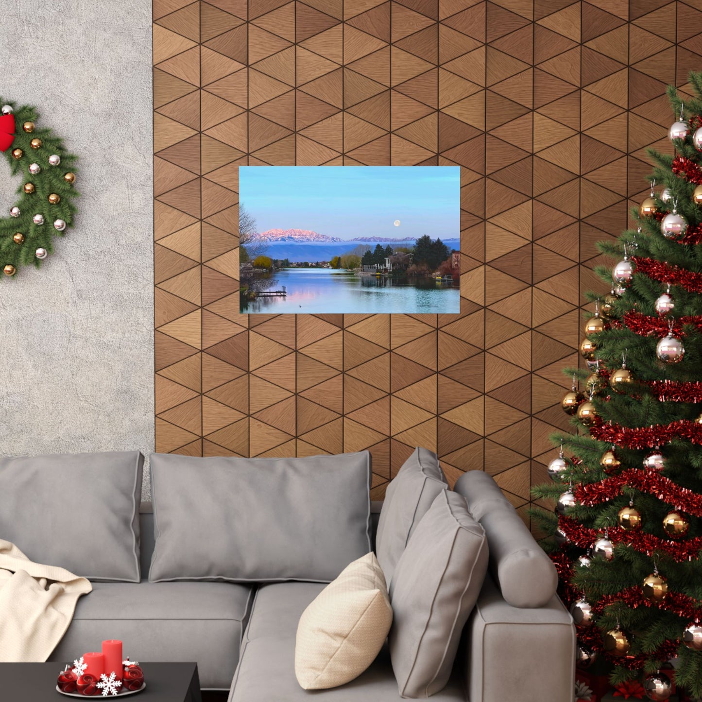 Premium Matte Print-Stansbury Lake Sunrise by Rod Walgamott, Reference photo by Nick Theilemann