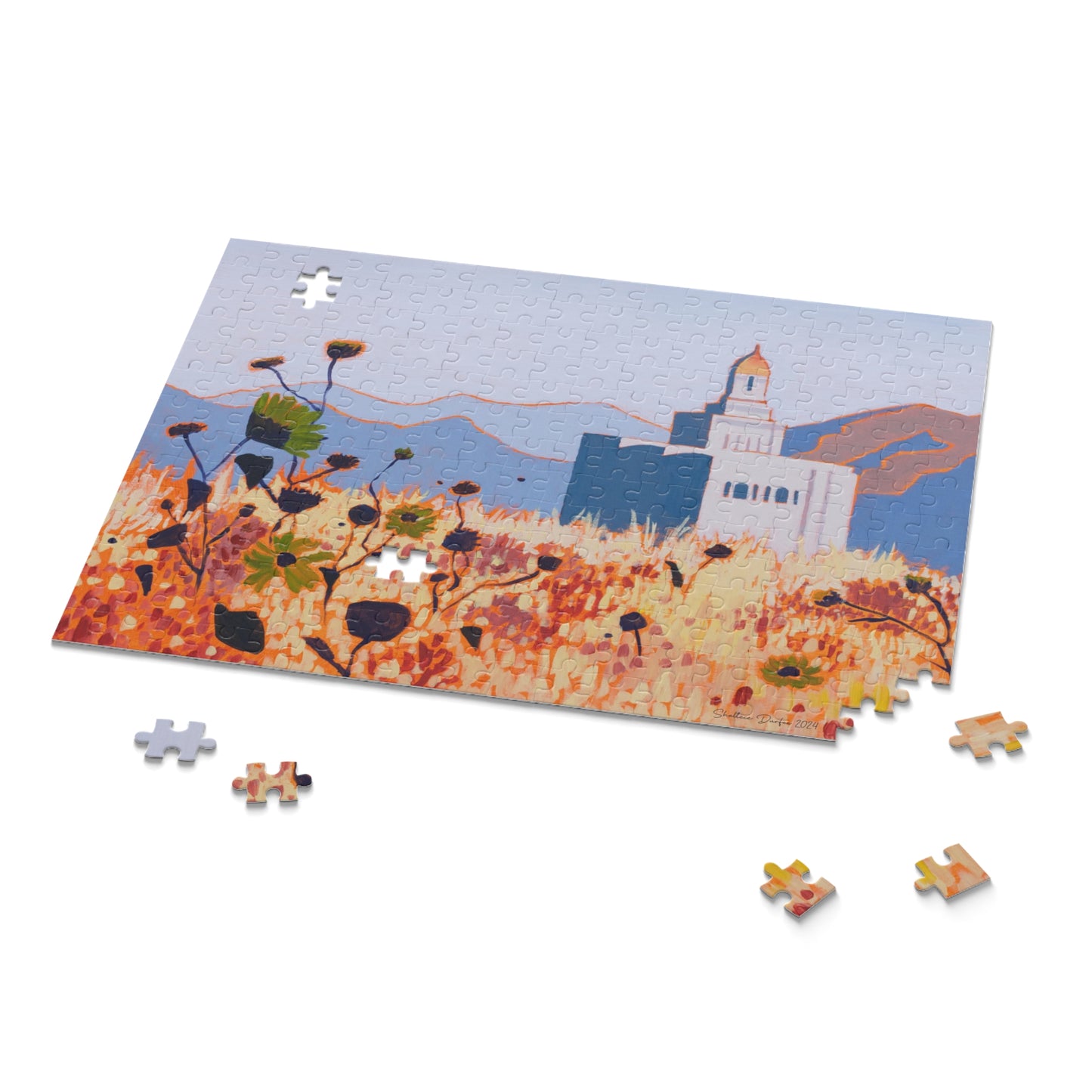 Puzzle, Deseret Peak Temple by Shellece Durfee (120, 252, 500-Piece)