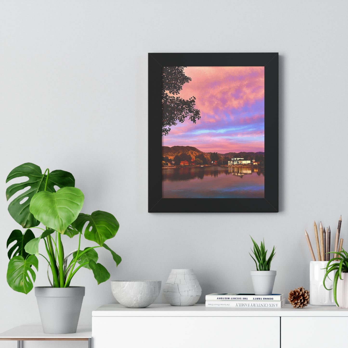 Melissa's Sunset by Rod Walgamott, Framed Matte Print