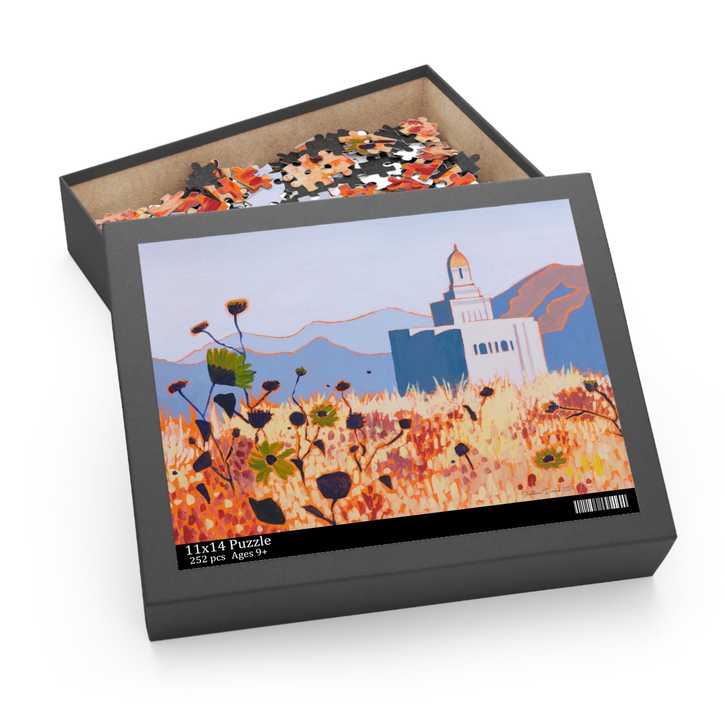 Puzzle, Deseret Peak Temple by Shellece Durfee (120, 252, 500-Piece)