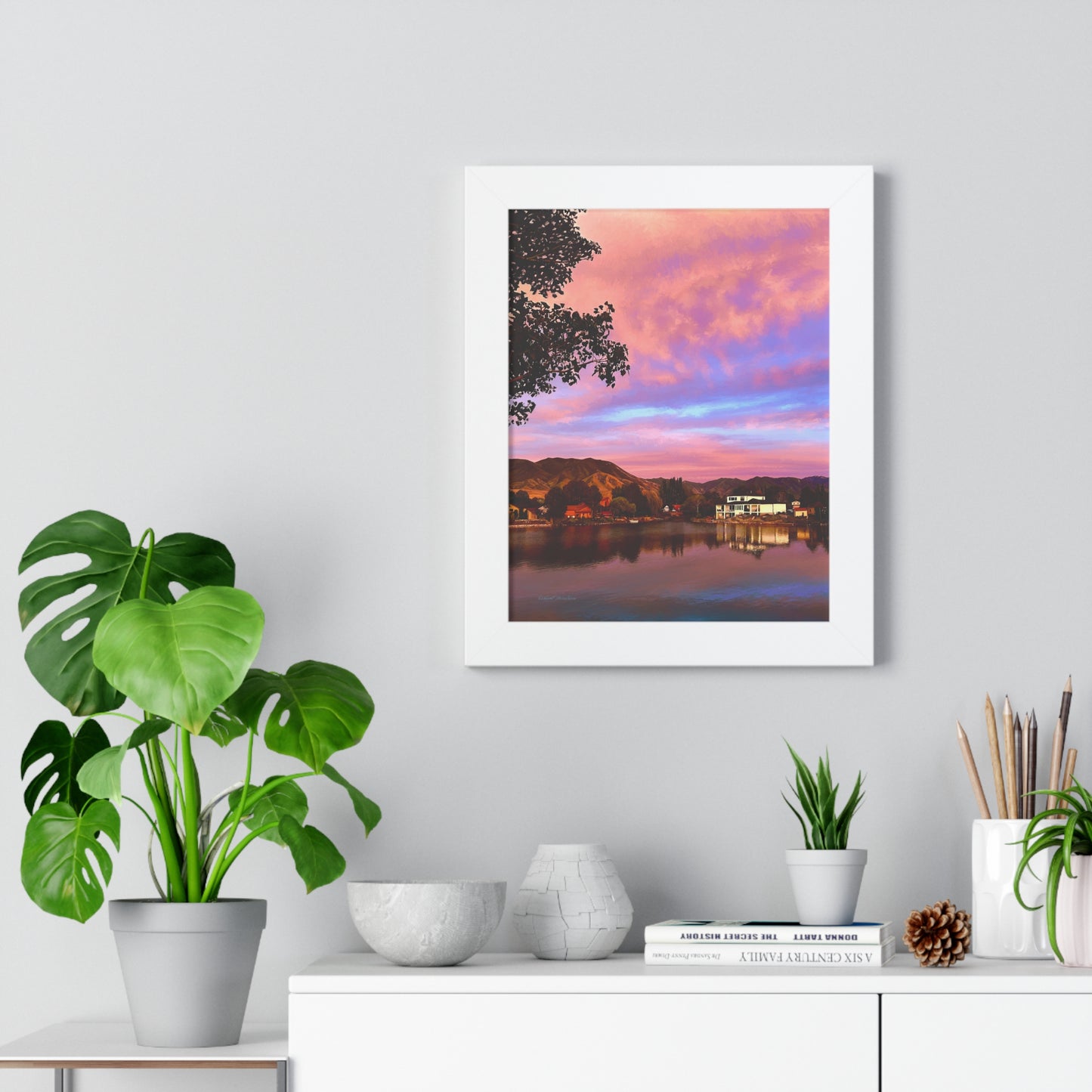 Melissa's Sunset by Rod Walgamott, Framed Matte Print