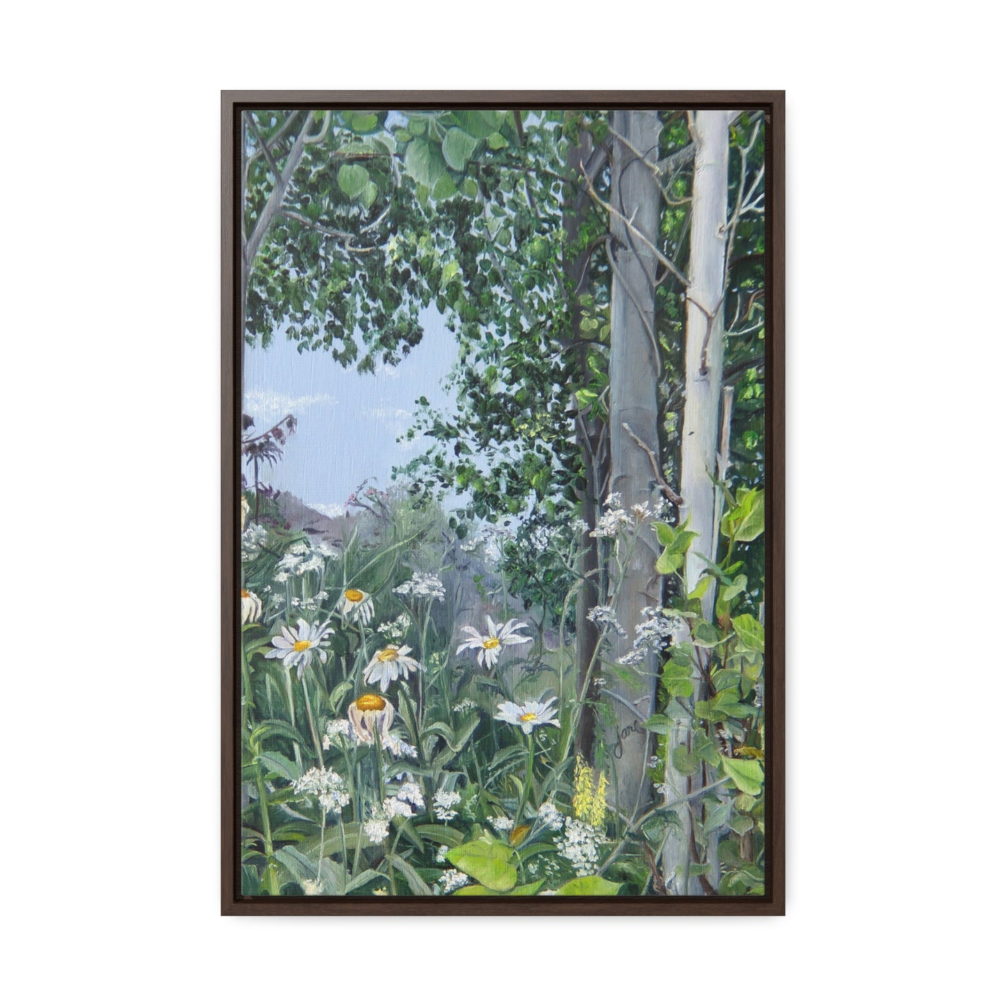 Quakies and Daisies by Jane Autry, Canvas Gallery Wrap