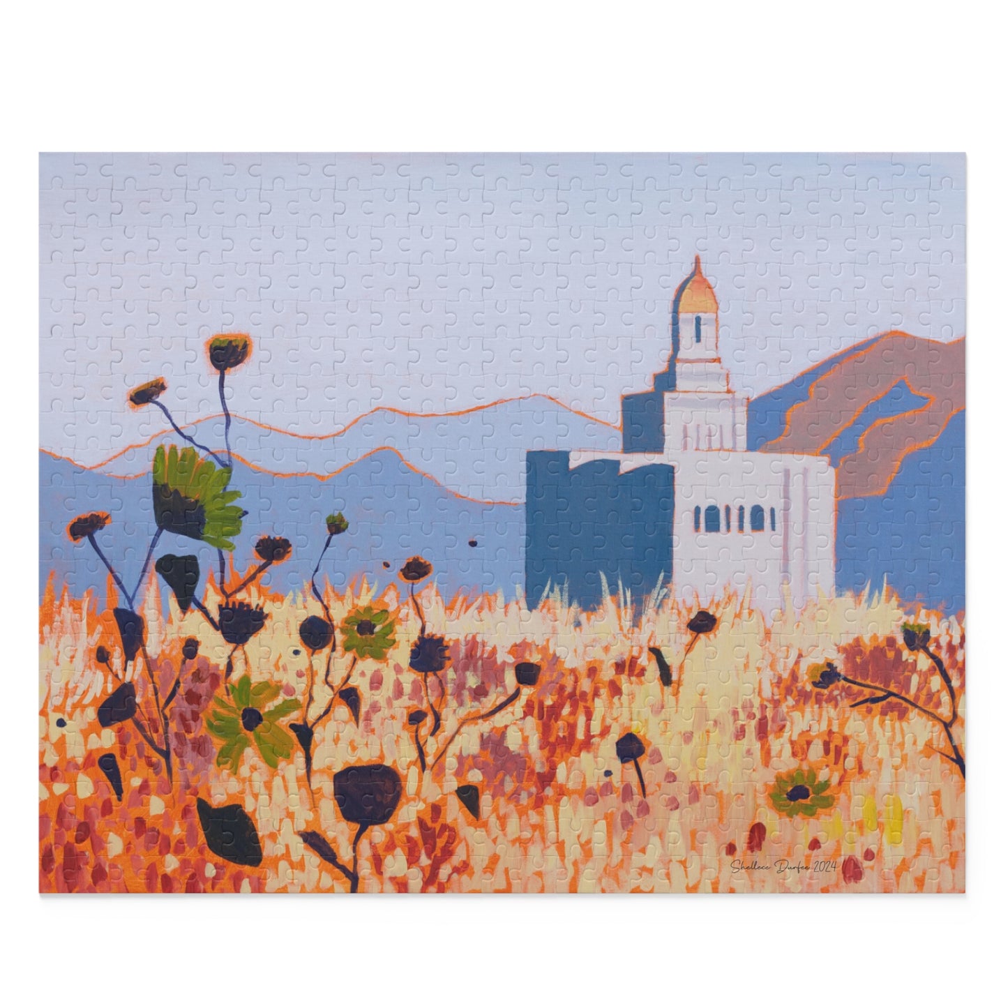Puzzle, Deseret Peak Temple by Shellece Durfee (120, 252, 500-Piece)