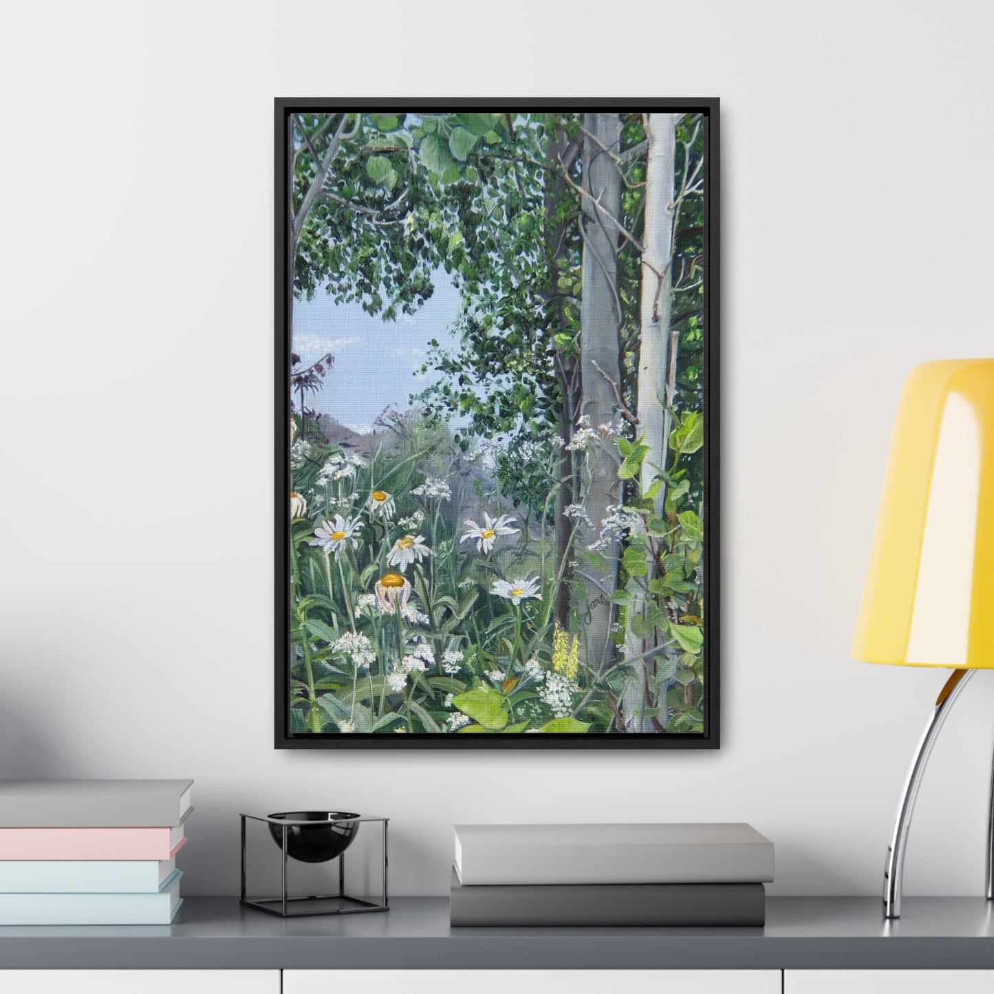 Quakies and Daisies by Jane Autry, Canvas Gallery Wrap
