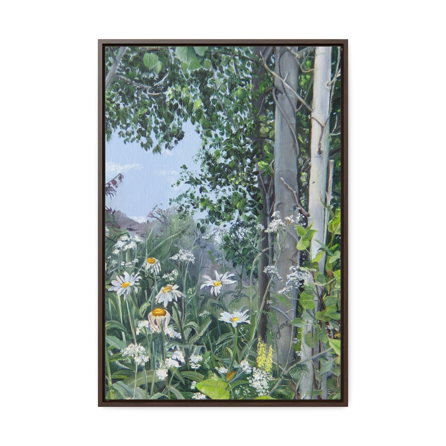 Quakies and Daisies by Jane Autry, Canvas Gallery Wrap