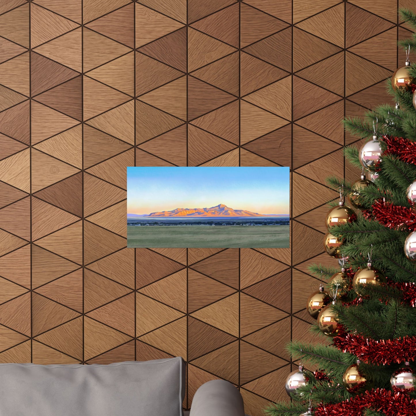 Premium Matte Print, Stansbury Island Sunrise , by Rod Walgamott