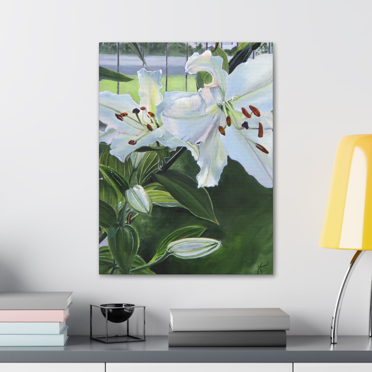 Luscious Lilies, by Jane Autry, Canvas Gallery Wrap