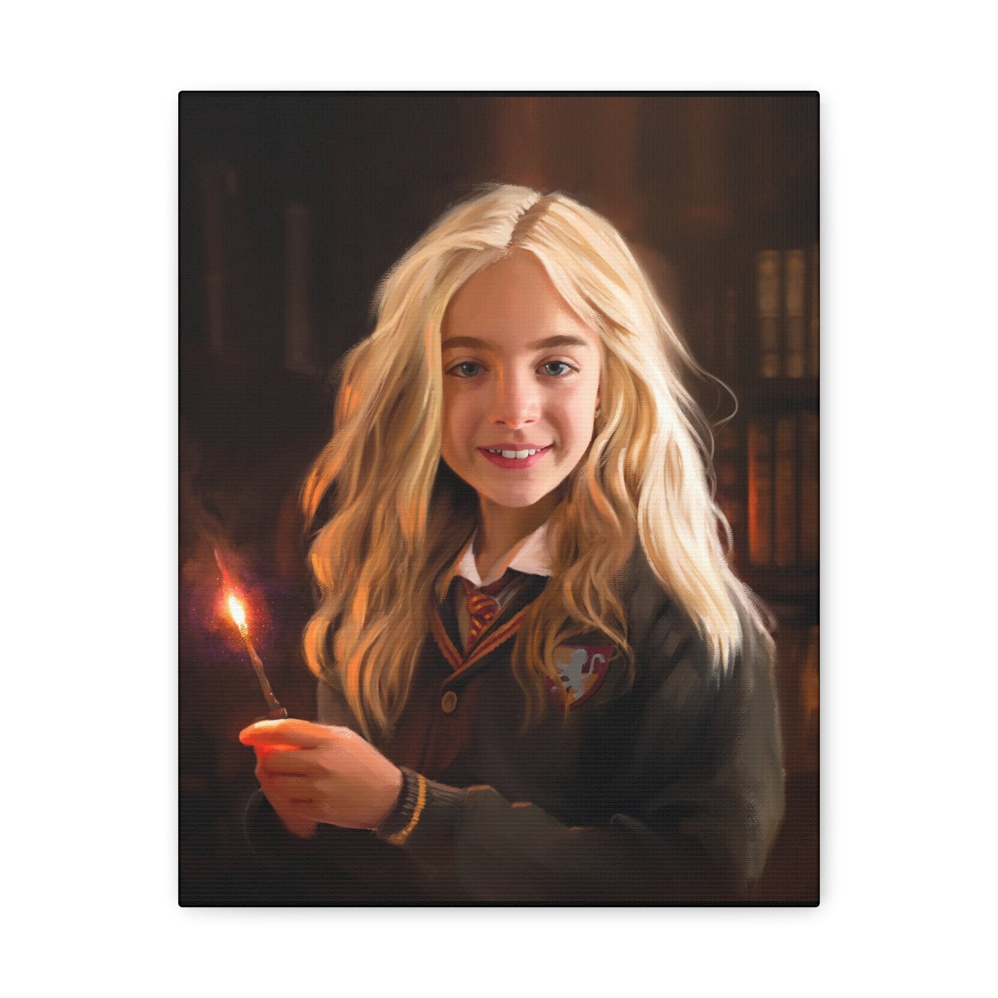 Gallery Wrap Canvas, Willa Mae Walgamott at Hogwarts by Chaz Walgamott