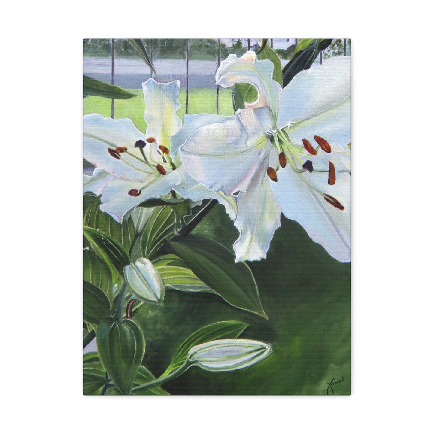 Luscious Lilies, by Jane Autry, Canvas Gallery Wrap