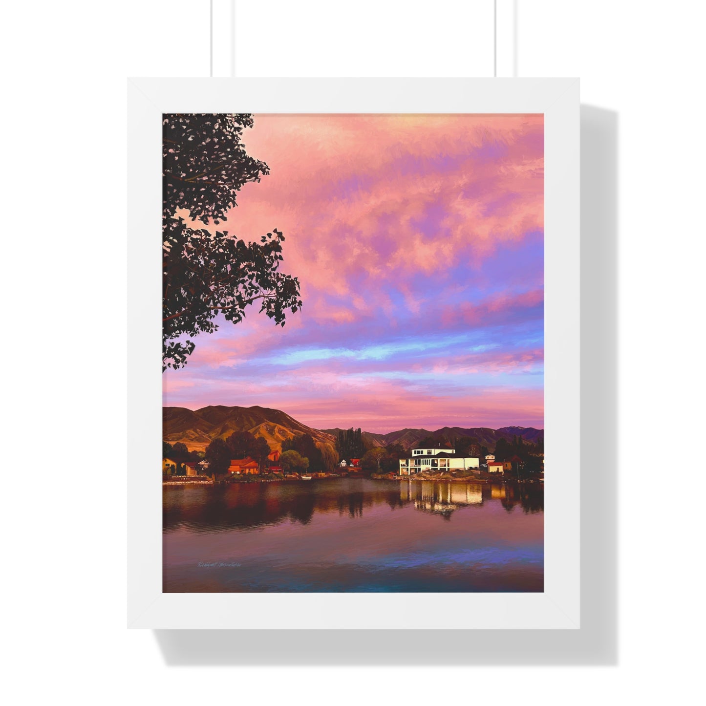 Melissa's Sunset by Rod Walgamott, Framed Matte Print