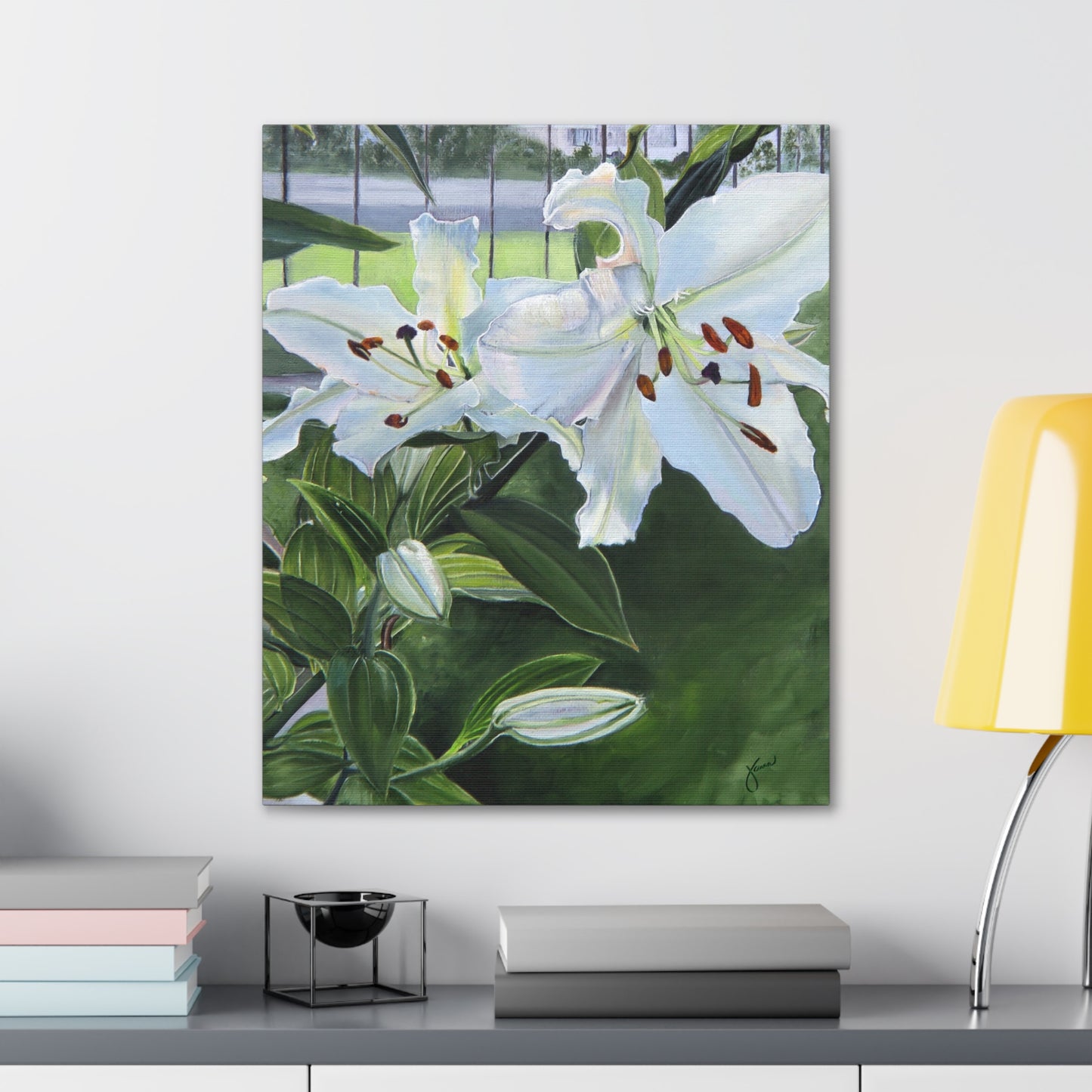 Luscious Lilies, by Jane Autry, Canvas Gallery Wrap