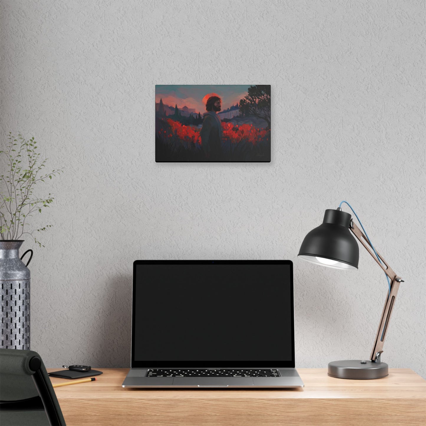 Classic Stretched Canvas, "Though as Scarlet" by Chaz Walgamott